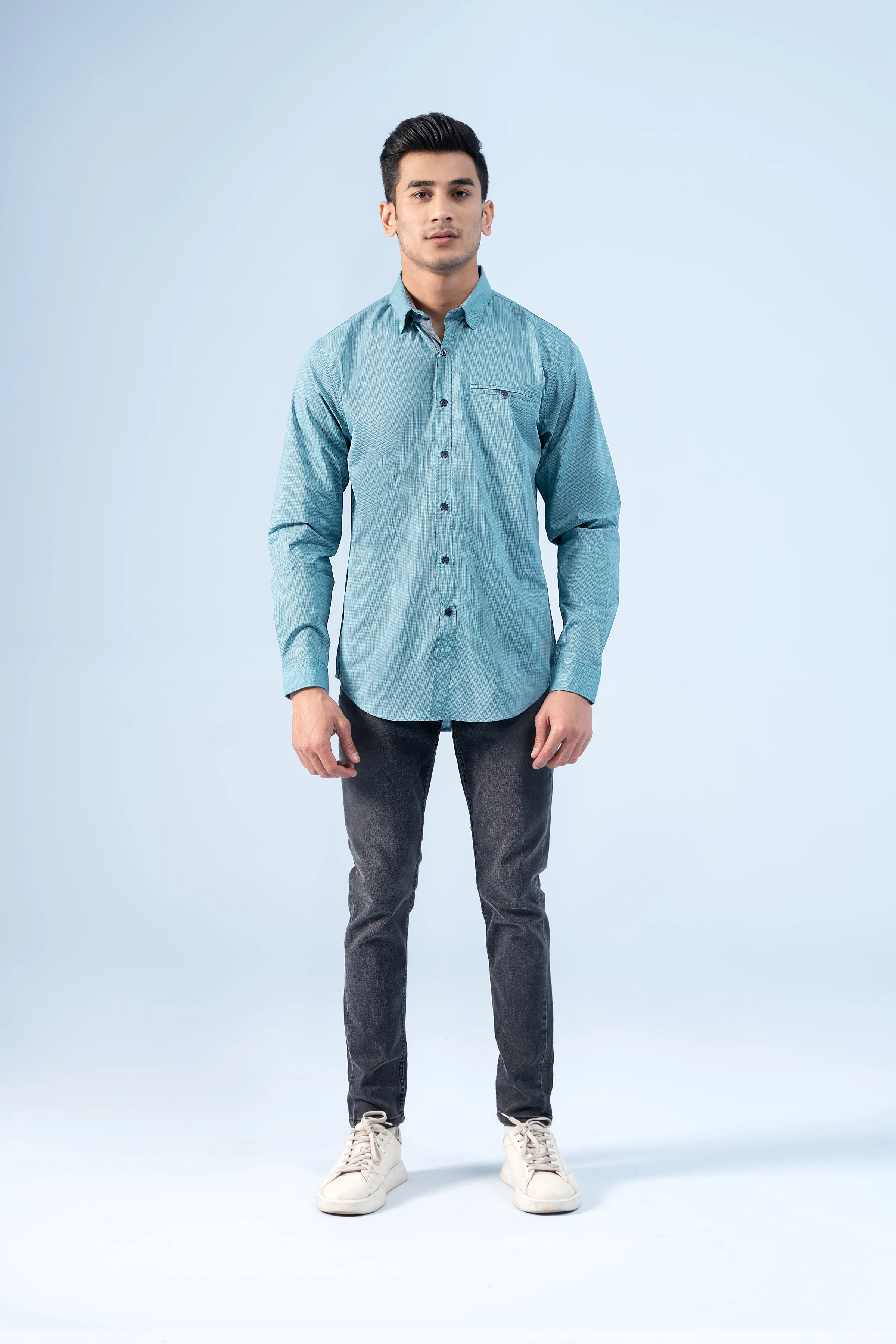 CASUAL SHIRT GREEN