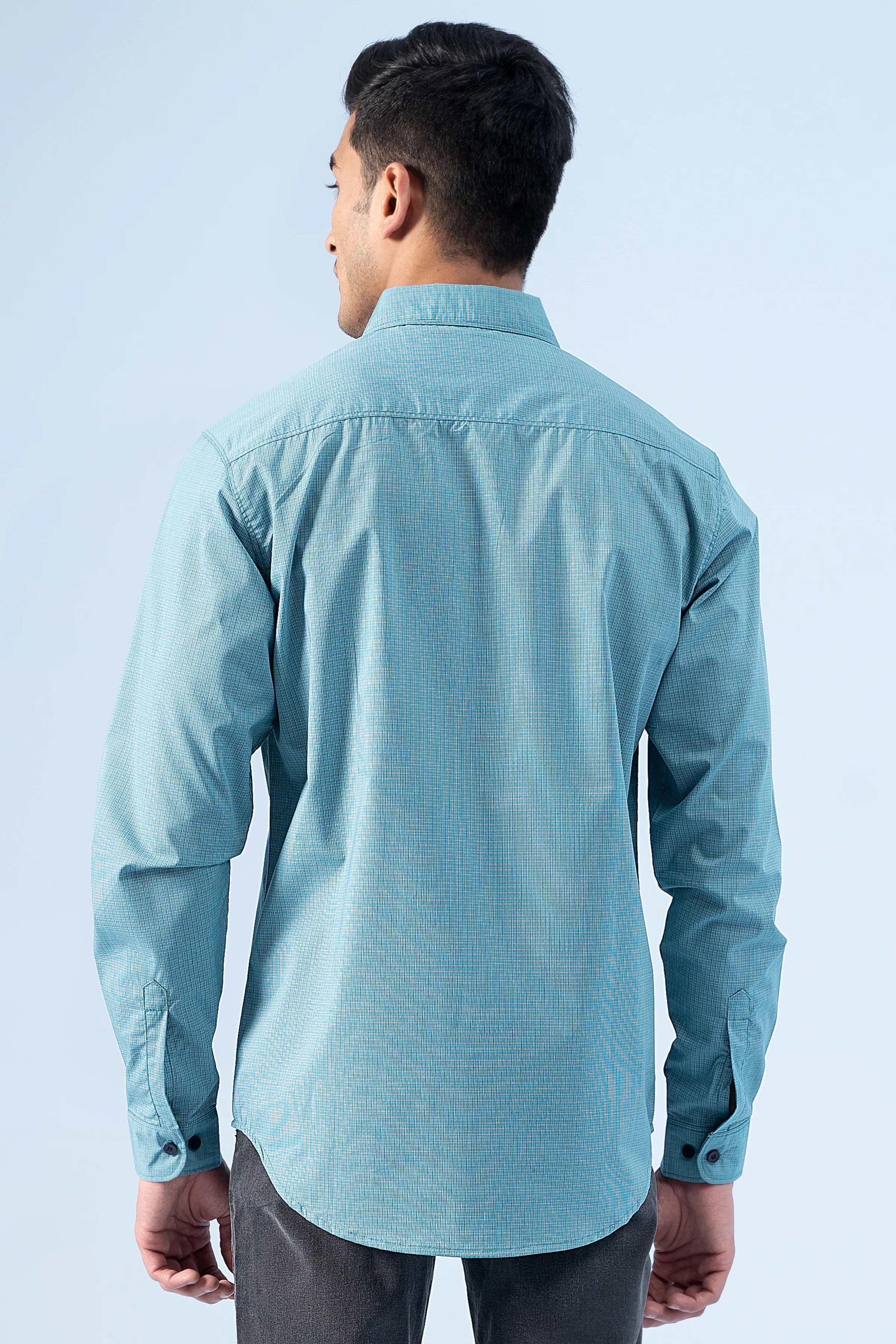 CASUAL SHIRT GREEN - Image 3