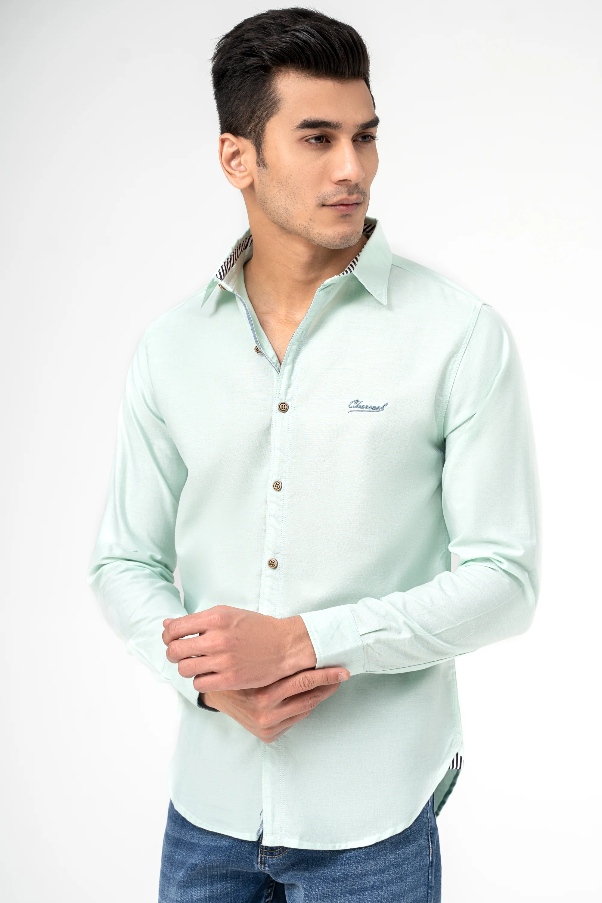 CASUAL SHIRT GREEN - Image 2