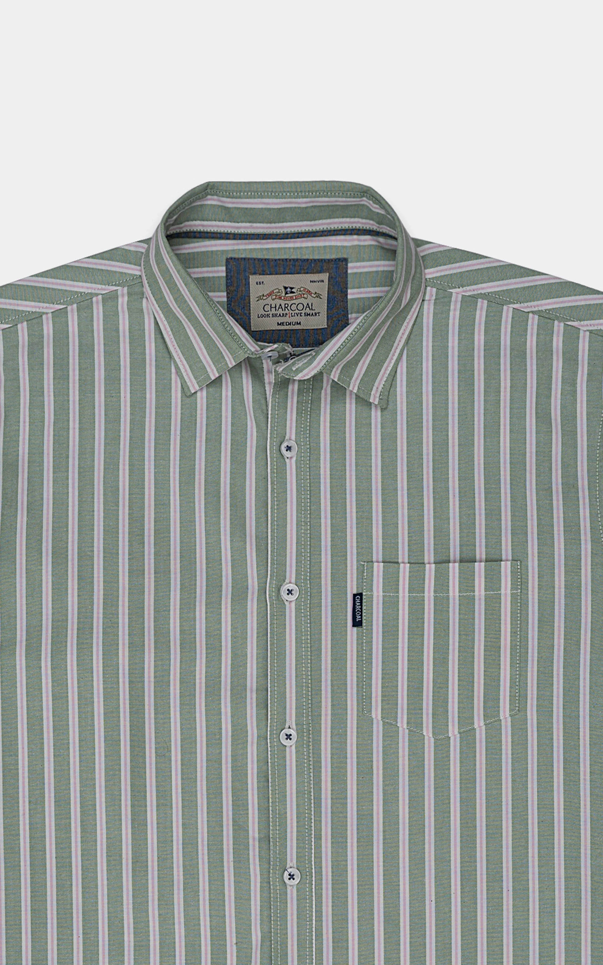 CASUAL SHIRT GREEN - Image 2