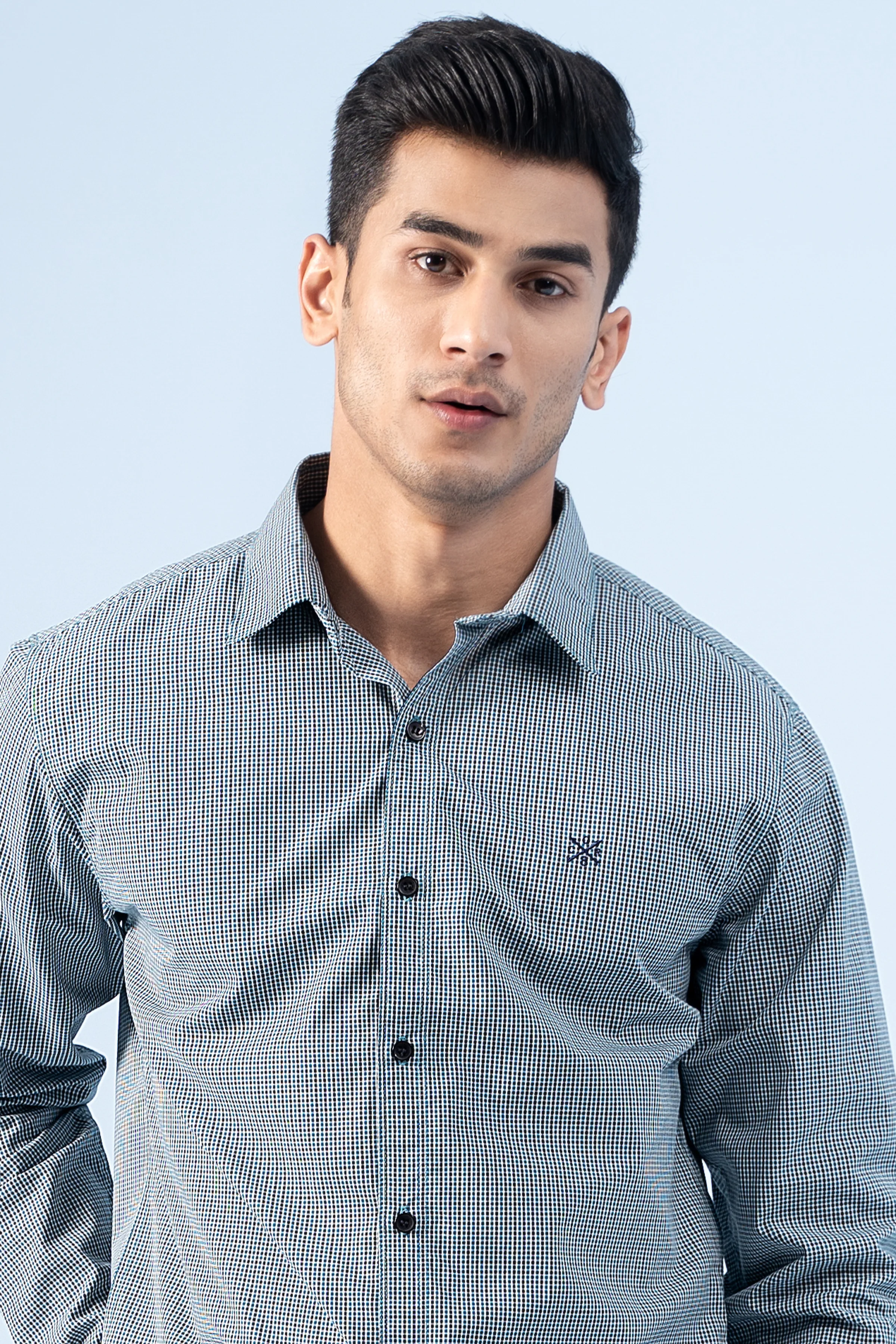 CASUAL SHIRT  GREEN BLACK - Image 4