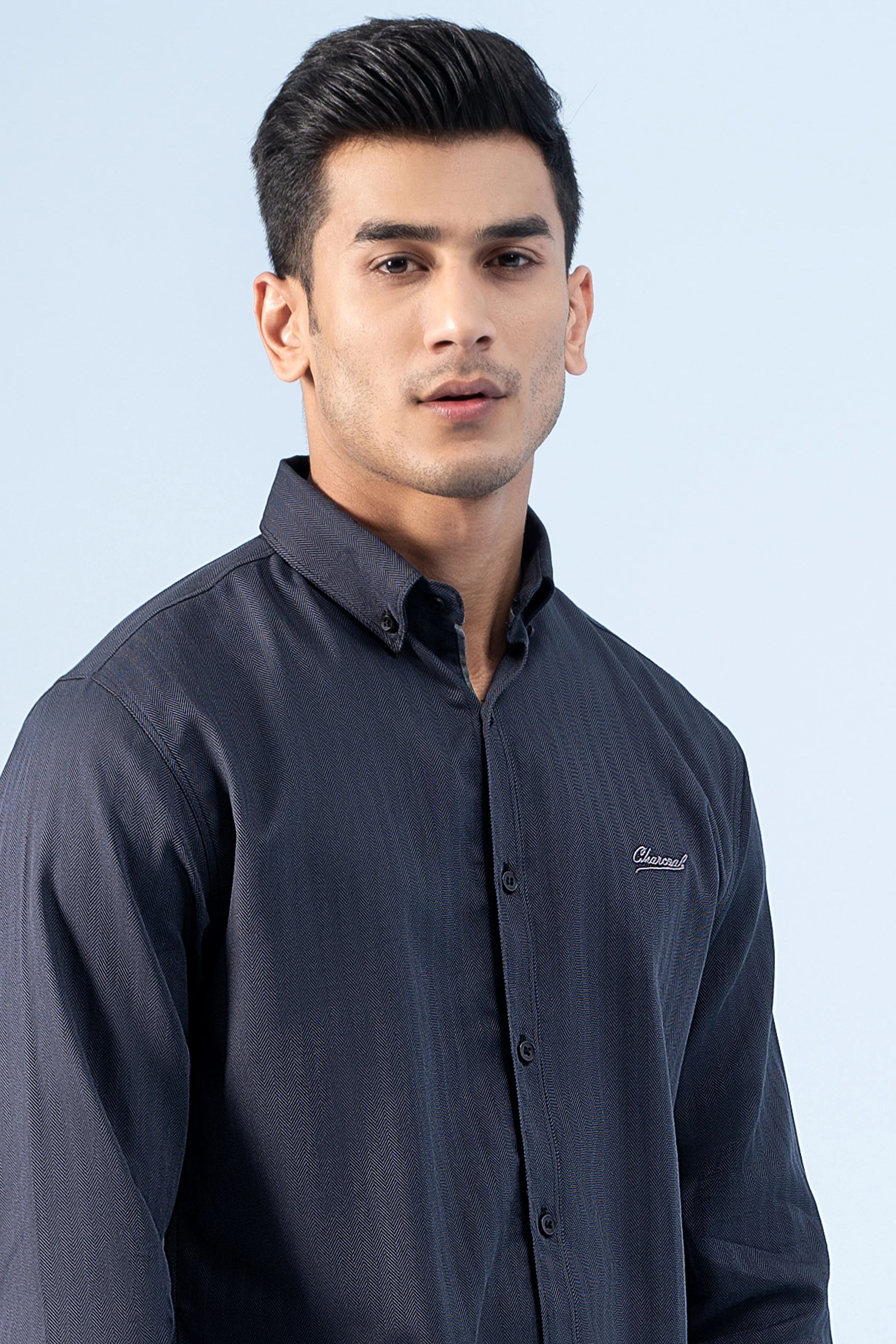 CASUAL SHIRT GREY - Image 2