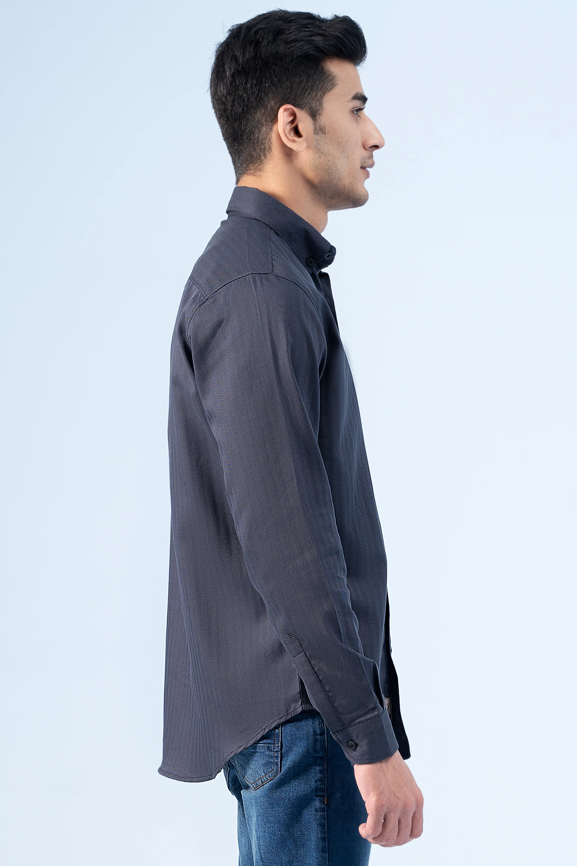 CASUAL SHIRT GREY - Image 3
