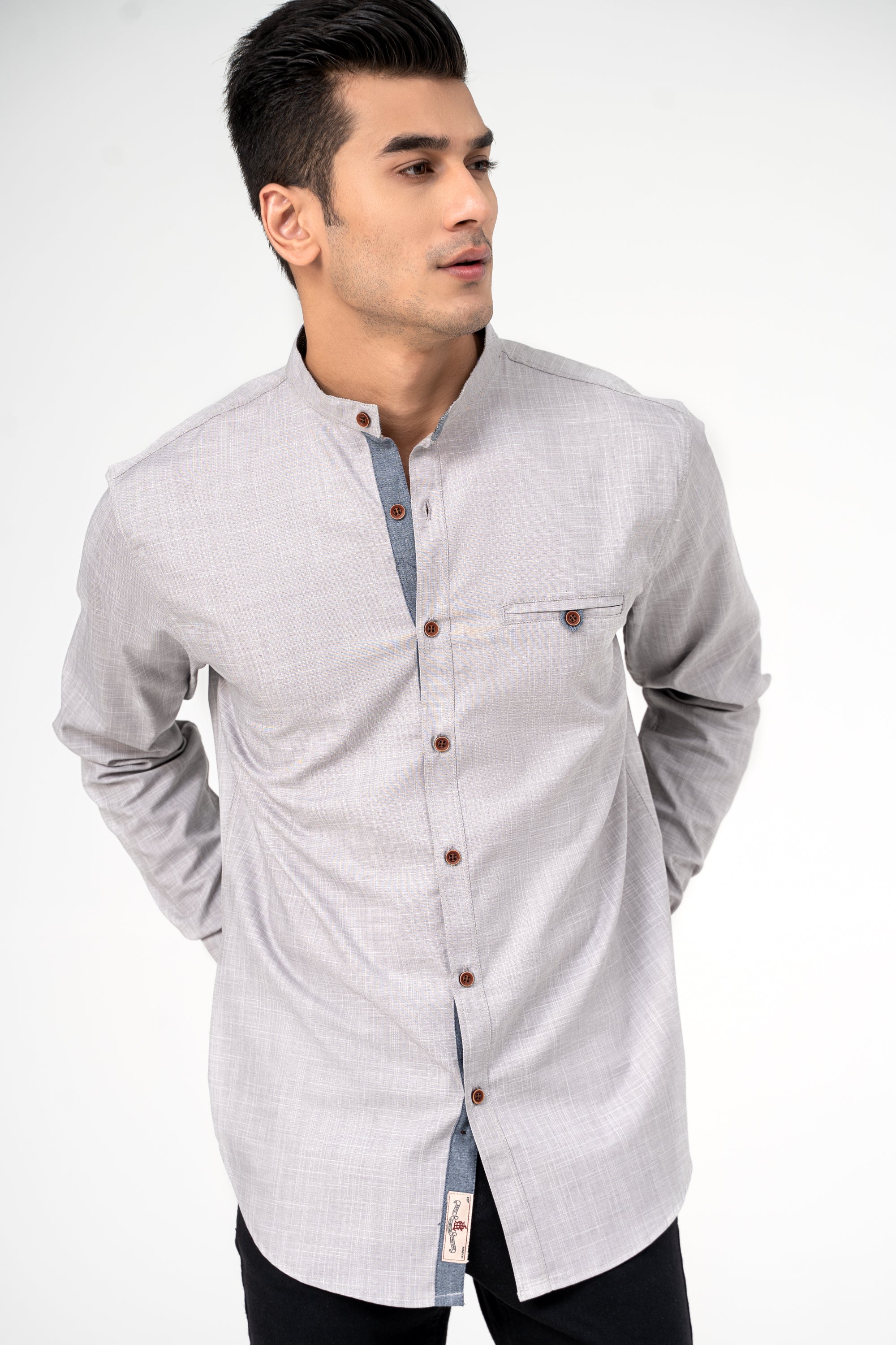 CASUAL SHIRT GREY - Image 2