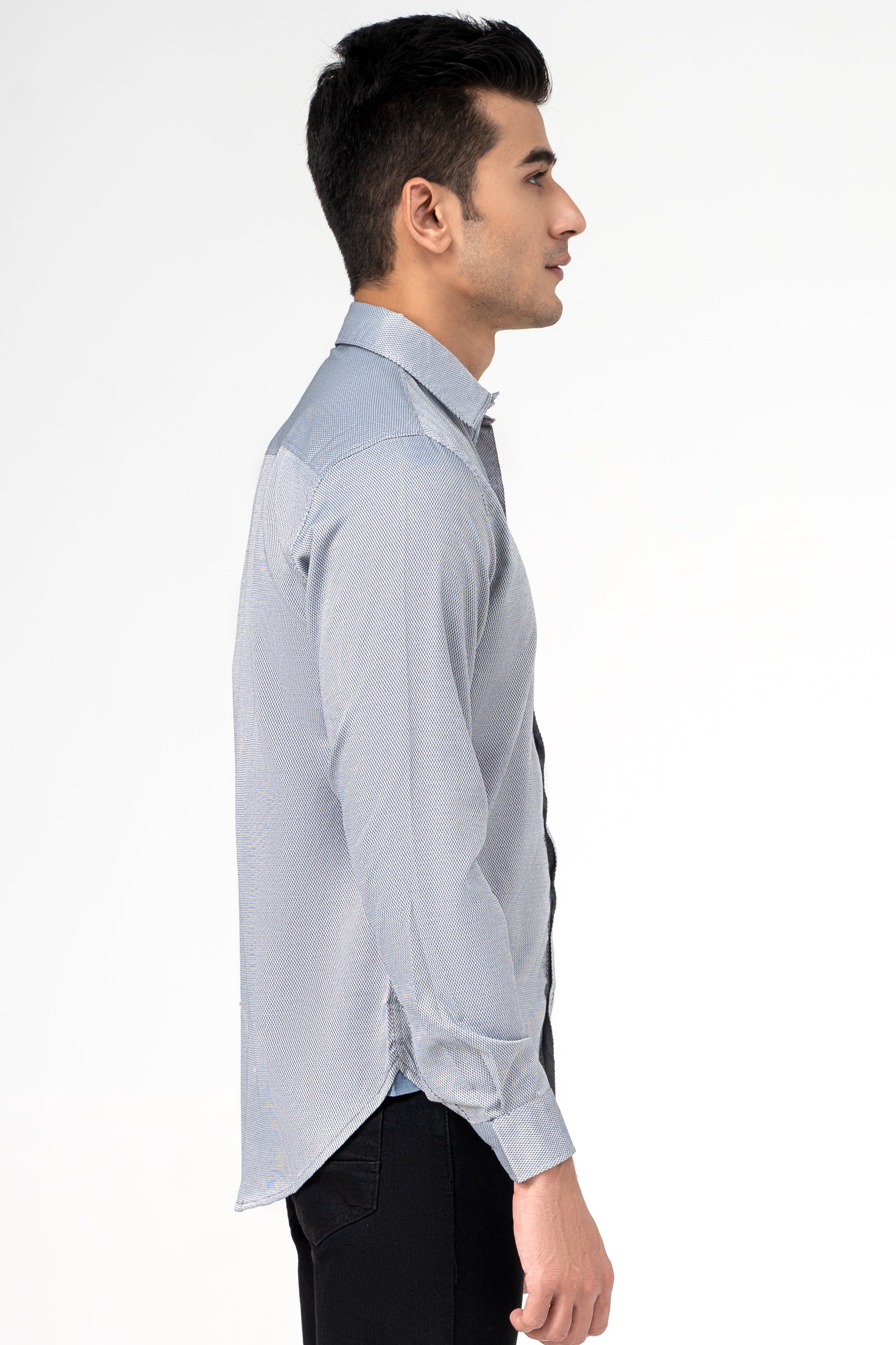 CASUAL SHIRT GREY - Image 3