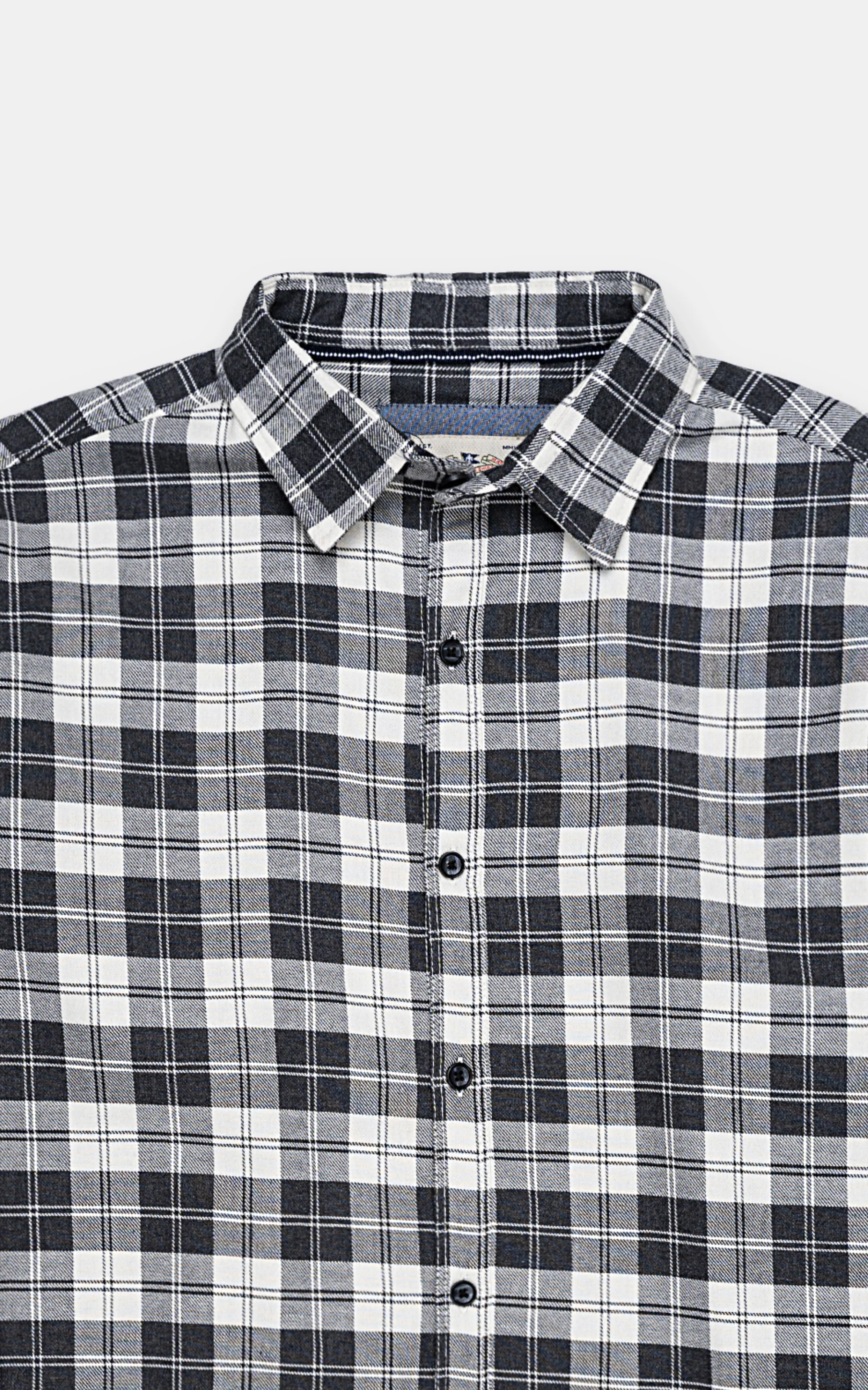 CASUAL SHIRT GREY CHECK - Image 3