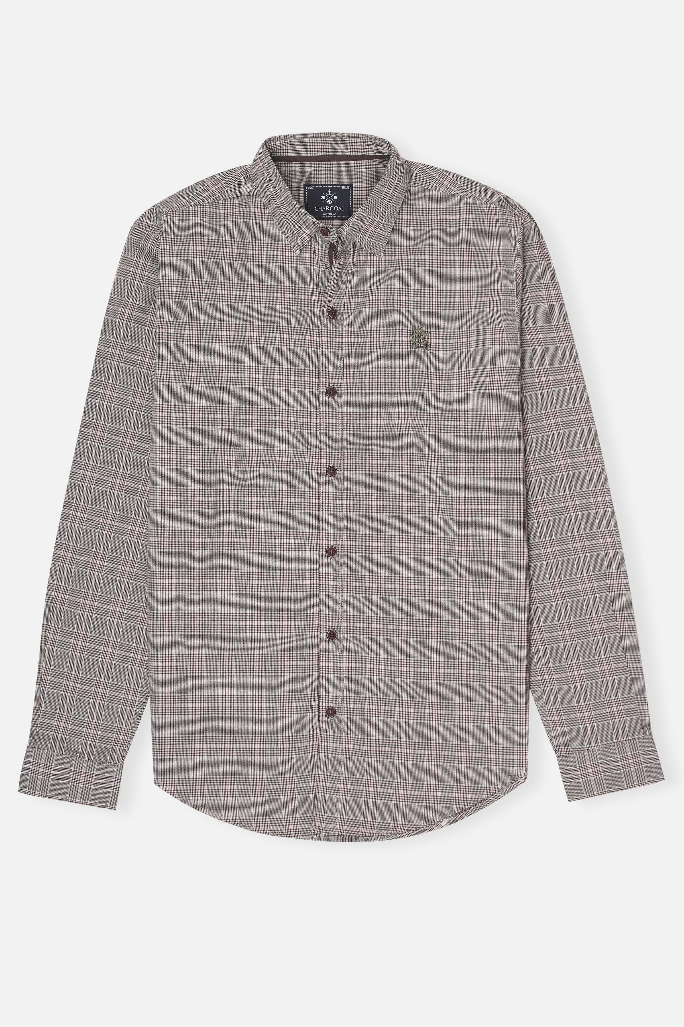 CASUAL SHIRT GREY CHECK