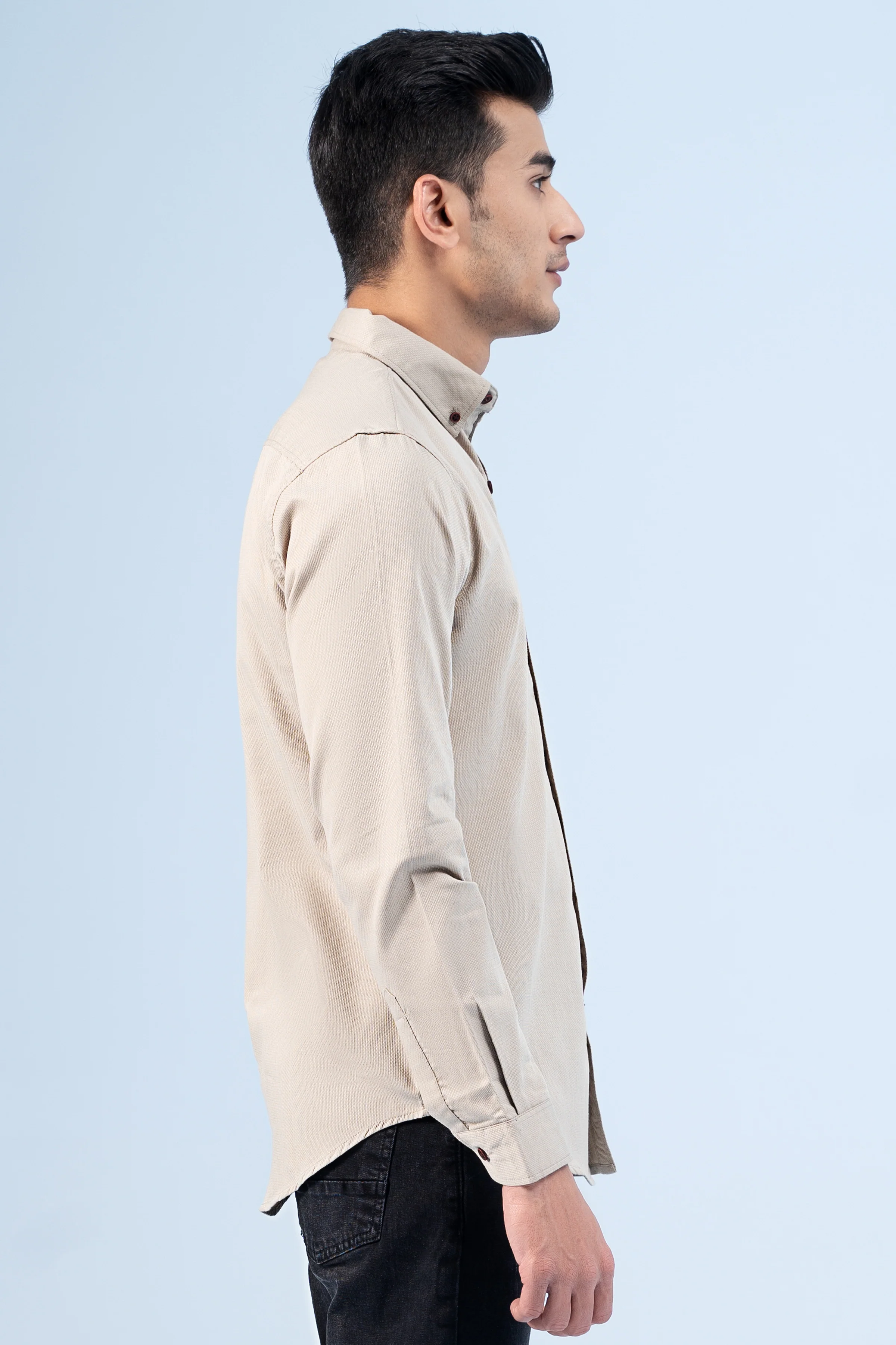 CASUAL SHIRT KHAKI - Image 2