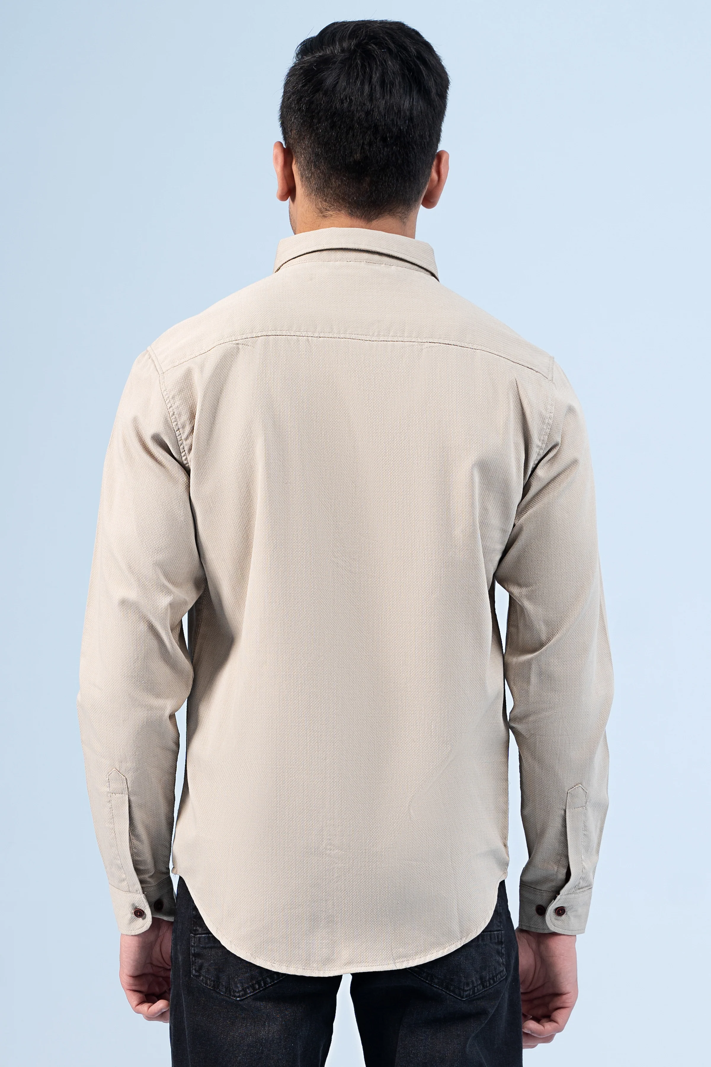 CASUAL SHIRT KHAKI - Image 3