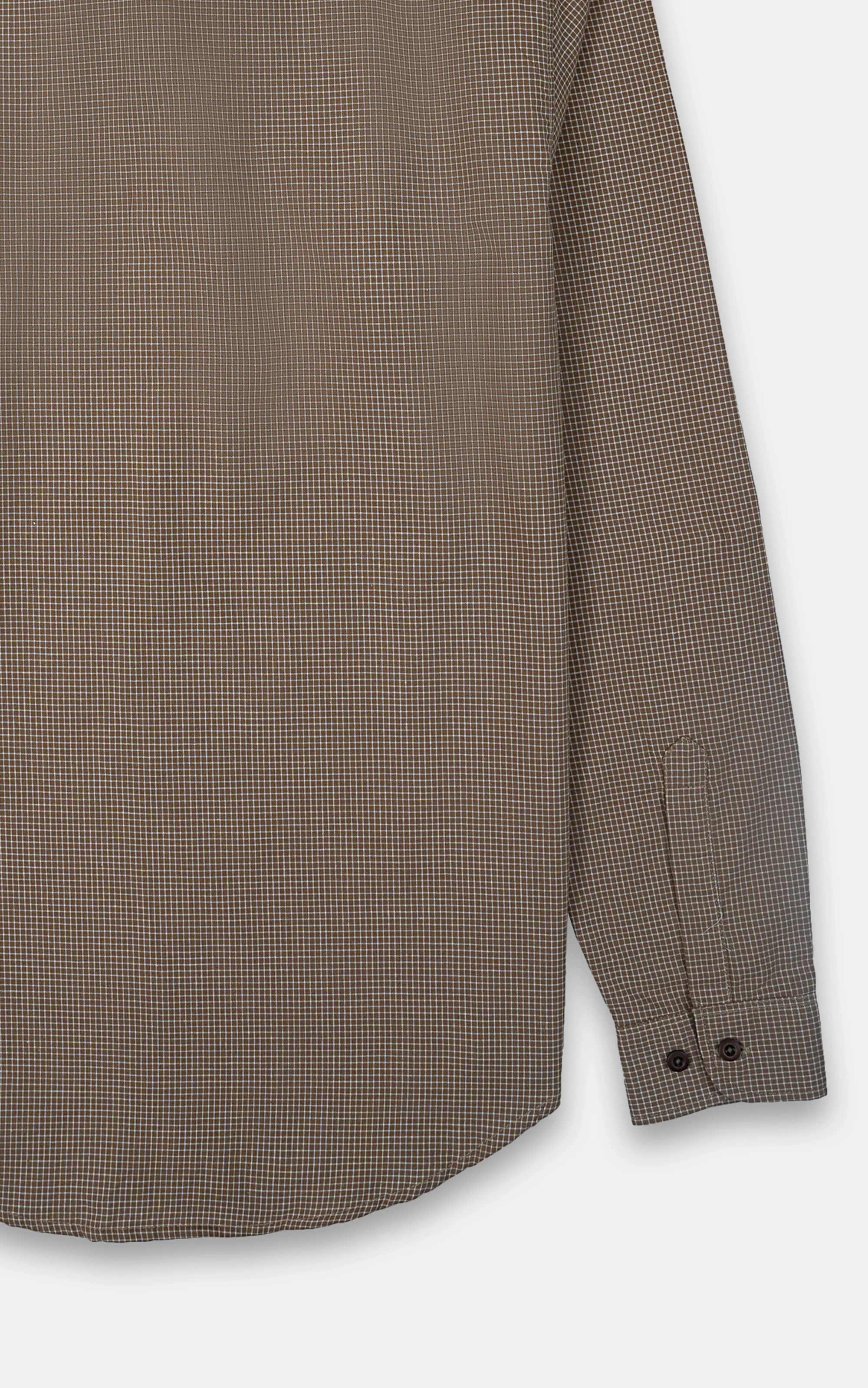 CASUAL SHIRT KHAKI CHECK - Image 4