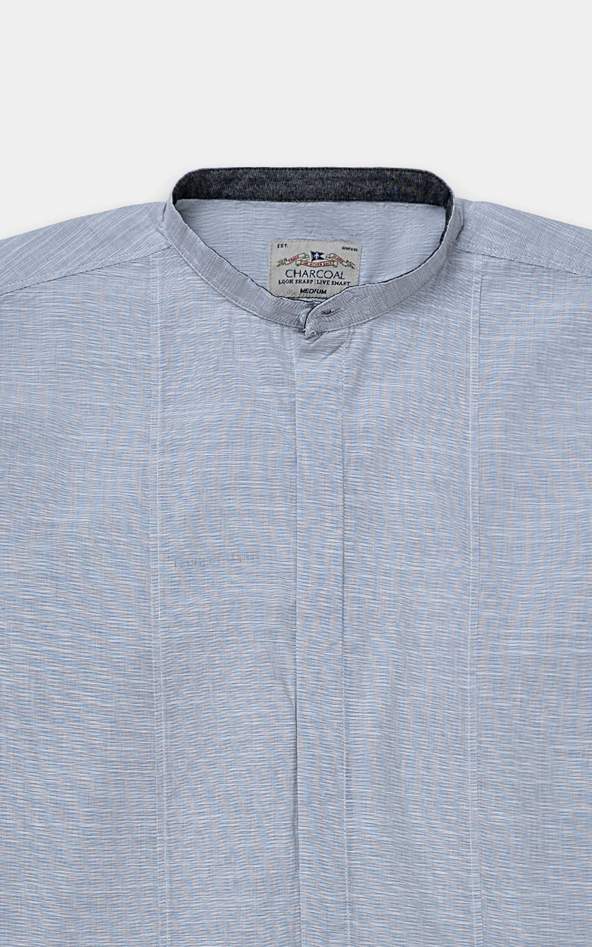 CASUAL SHIRT LIGHT GREY - Image 2