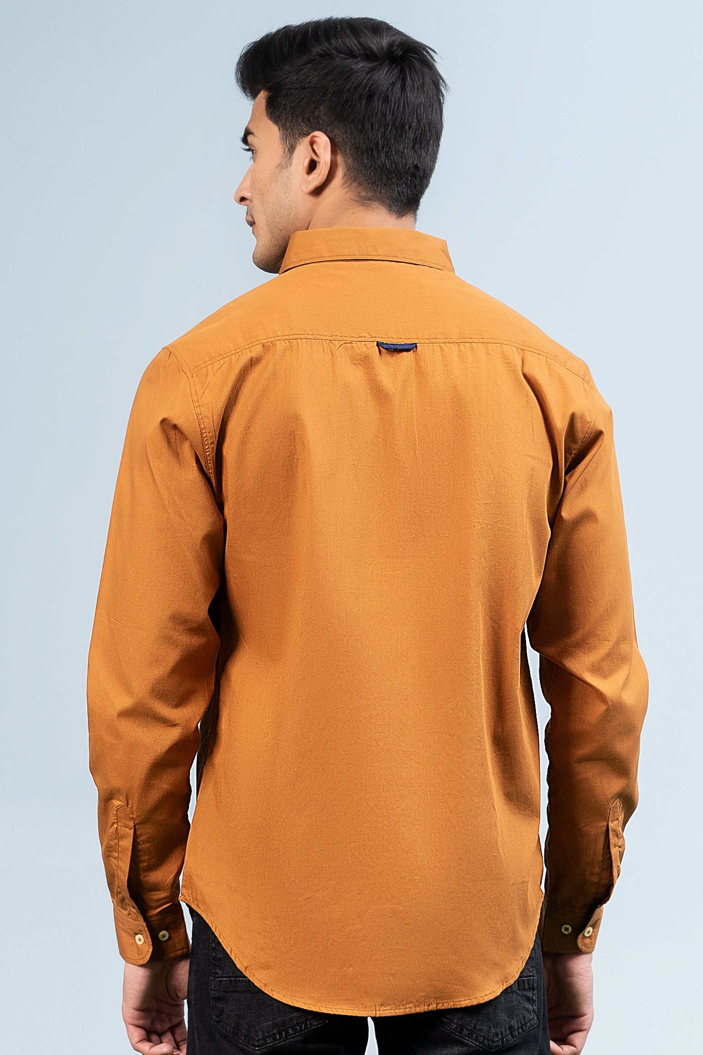 CASUAL SHIRT MUSTARD - Image 4