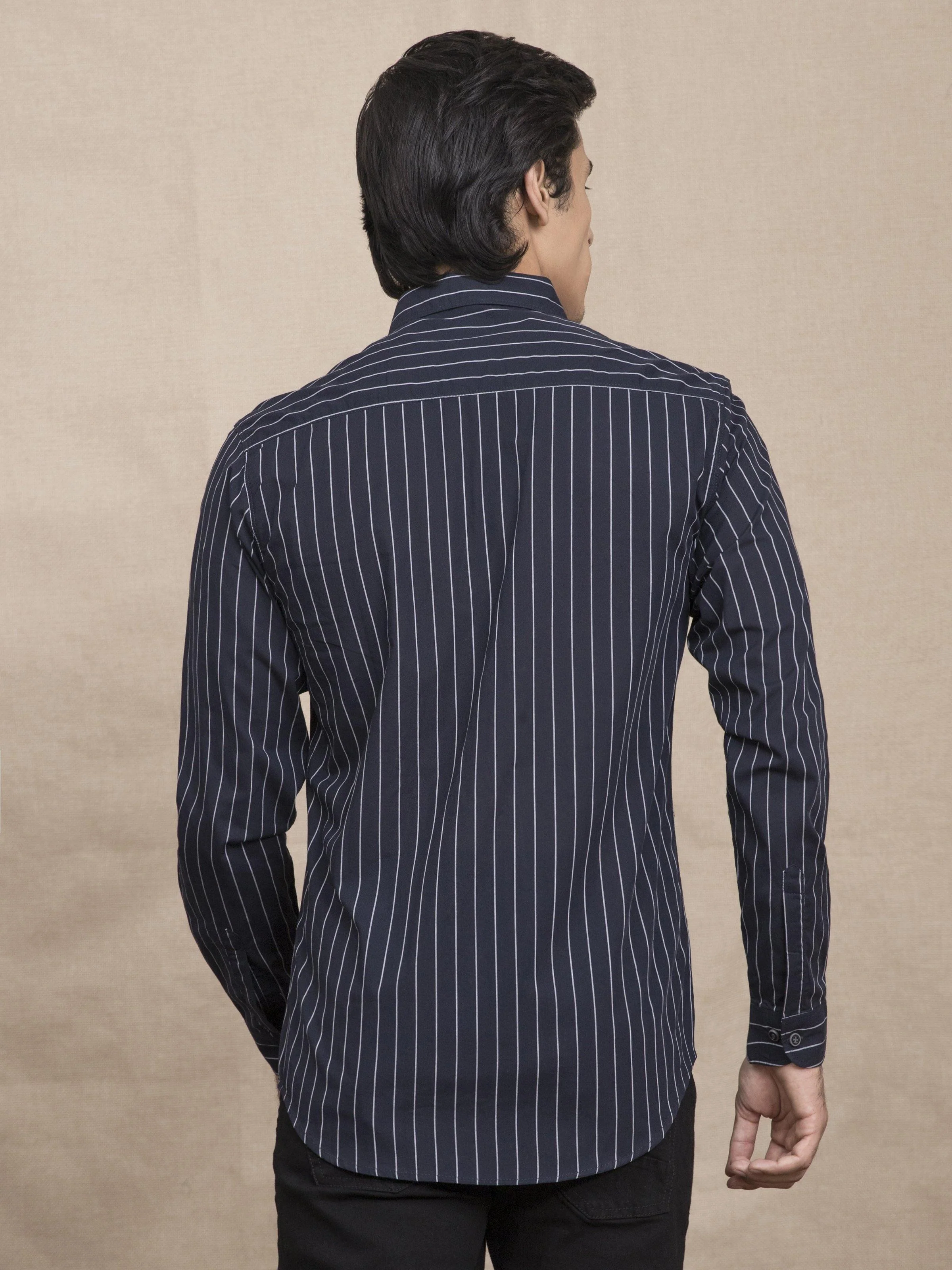 CASUAL SHIRT NAVY - Image 3