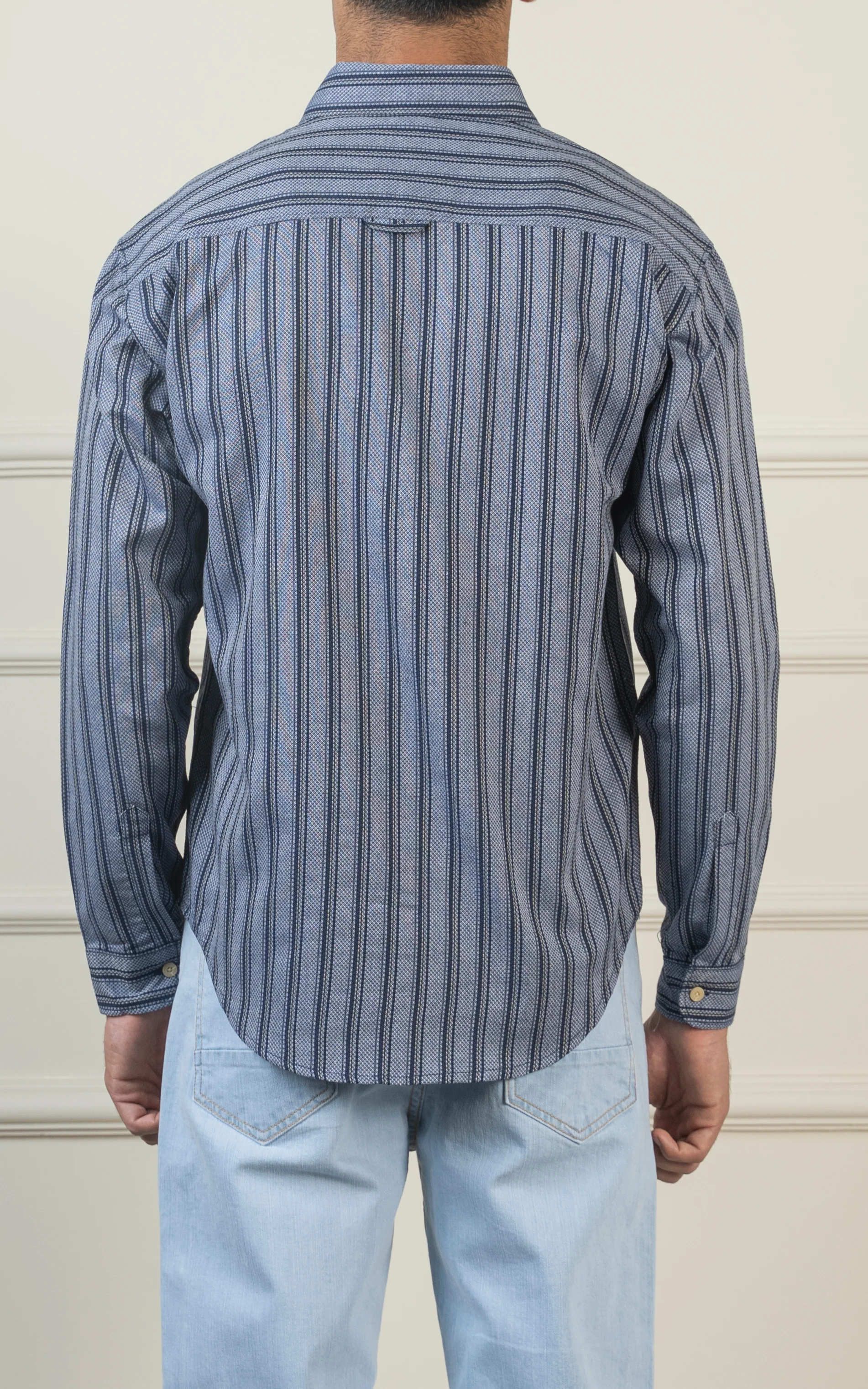 REGULAR COLLAR SHIRT NAVY - Image 5