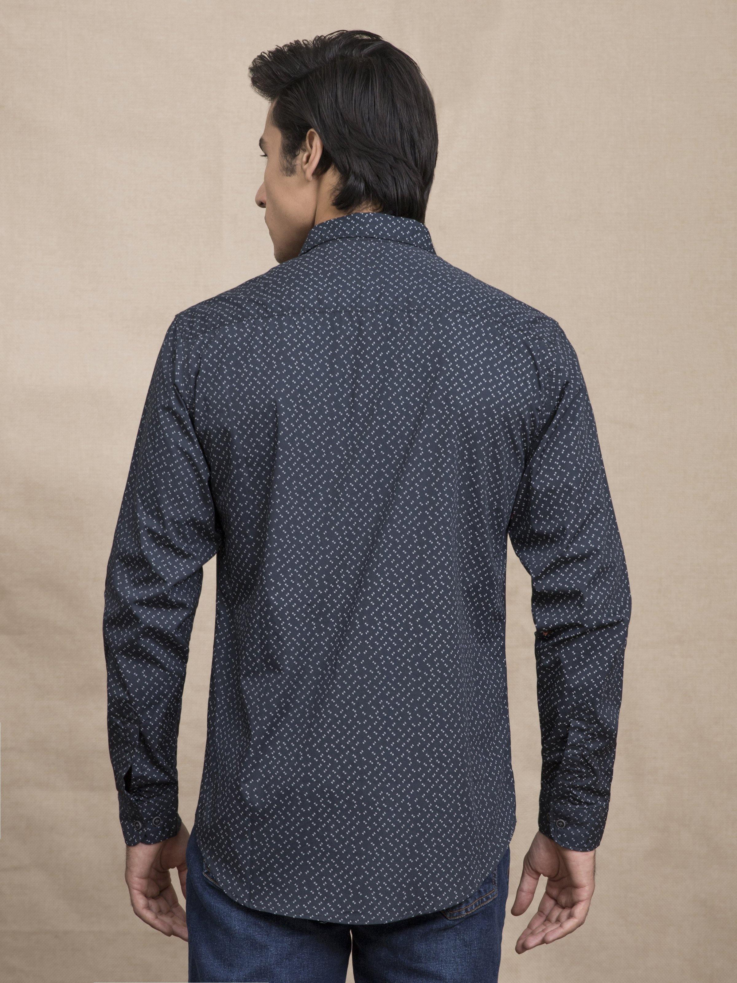 CASUAL SHIRT NAVY - Image 3