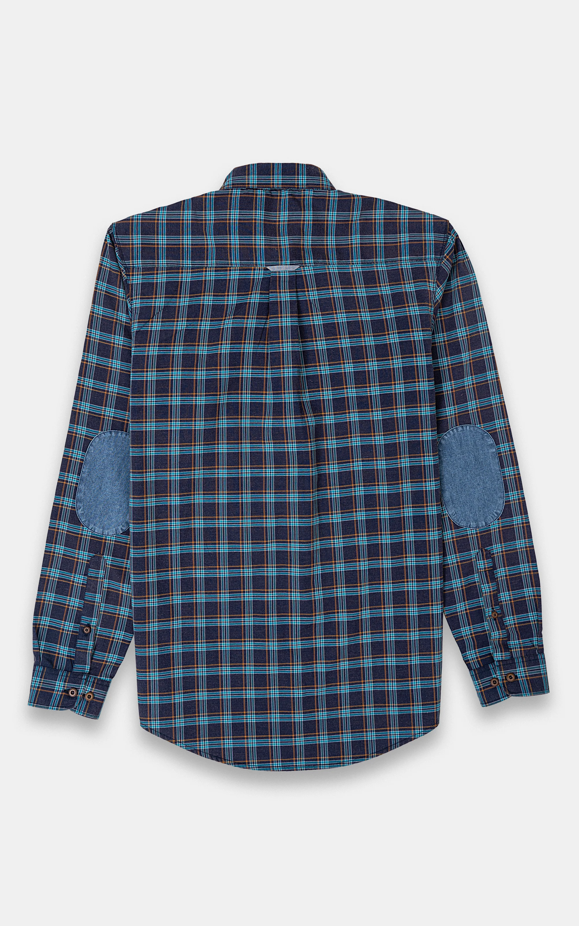 CASUAL SHIRT NAVY GREEN - Image 3