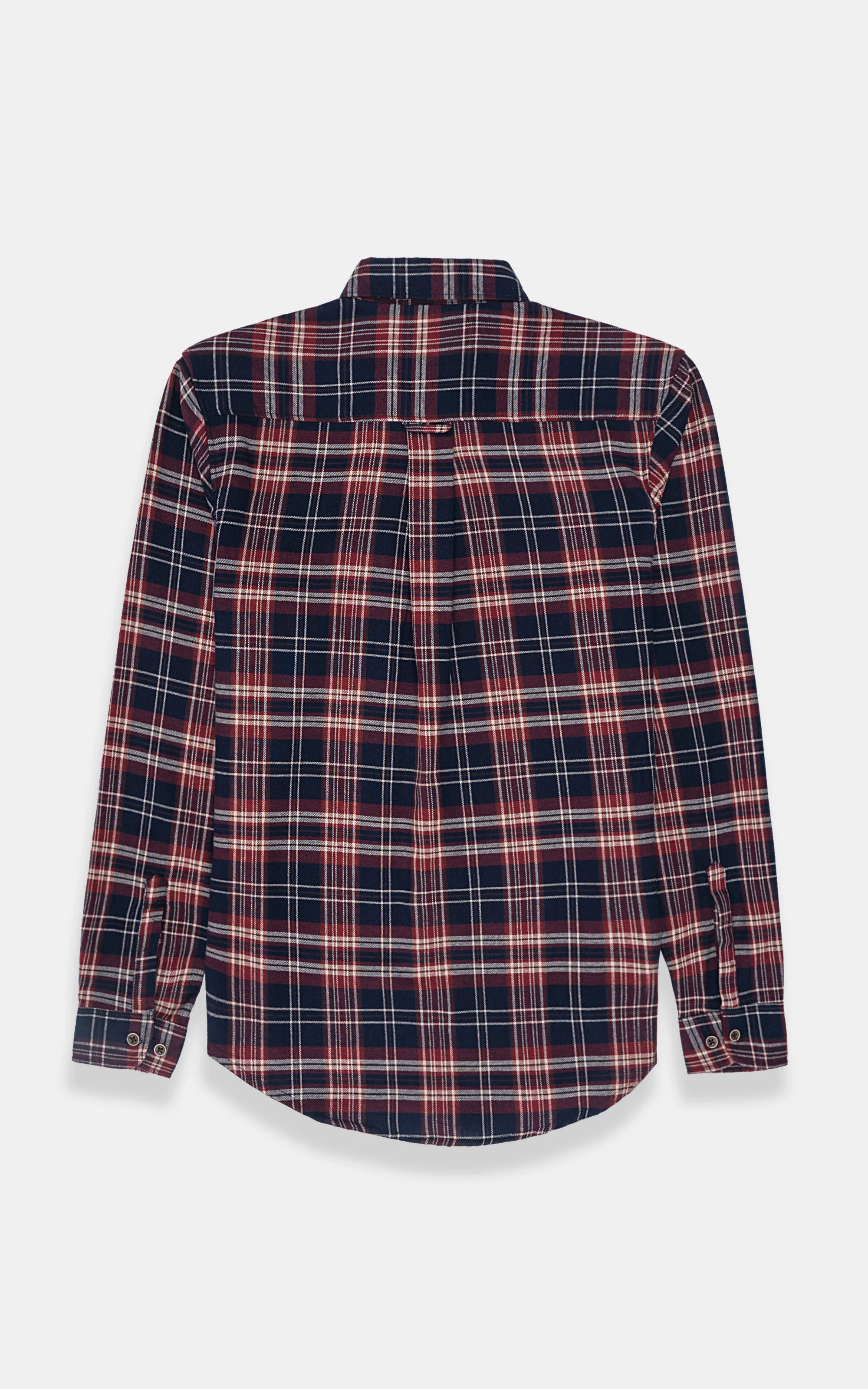 CASUAL SHIRT NAVY MAROON - Image 3