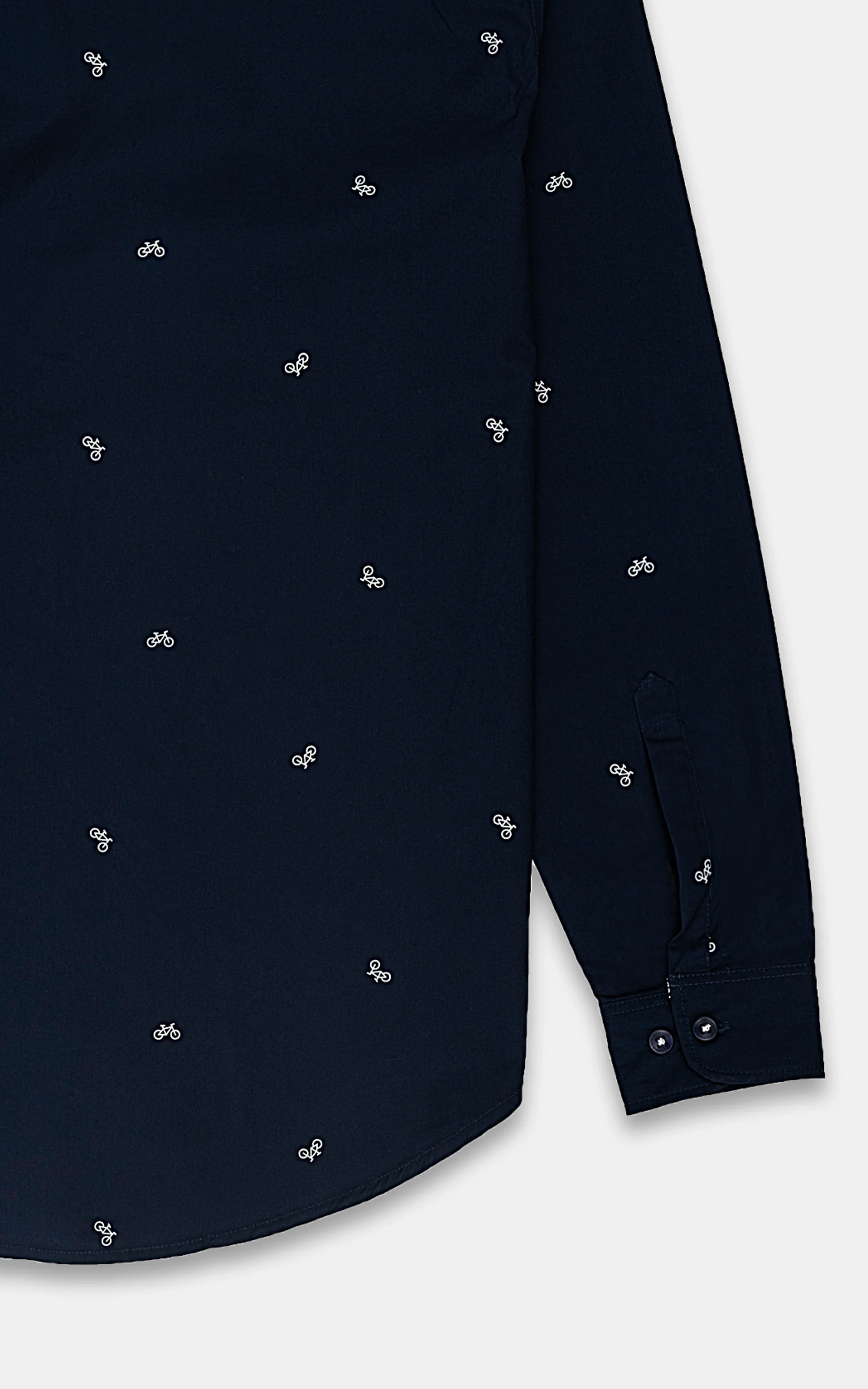 CASUAL SHIRT NAVY PRINTED - Image 4