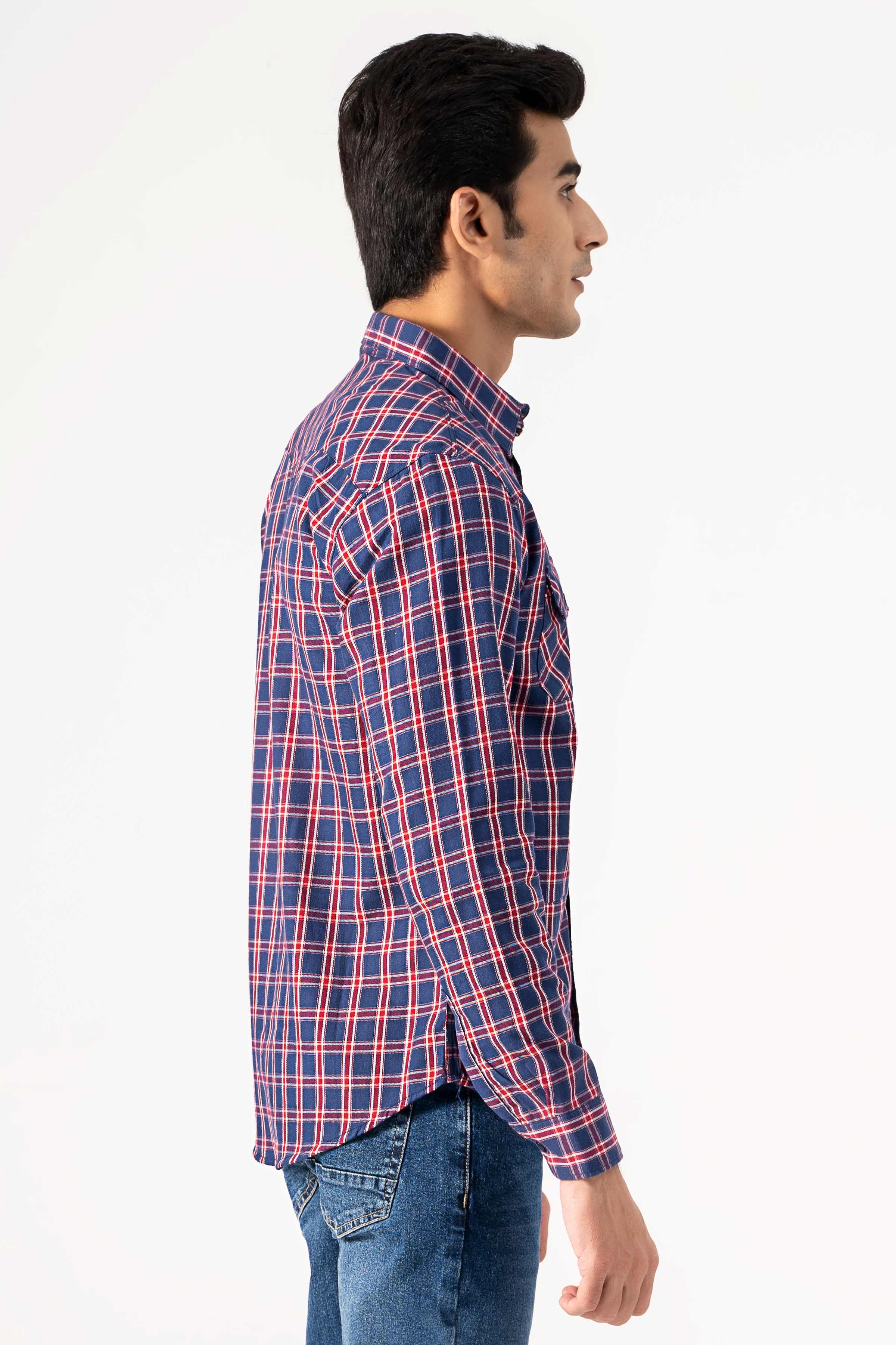 CASUAL SHIRT NAVY RED - Image 2