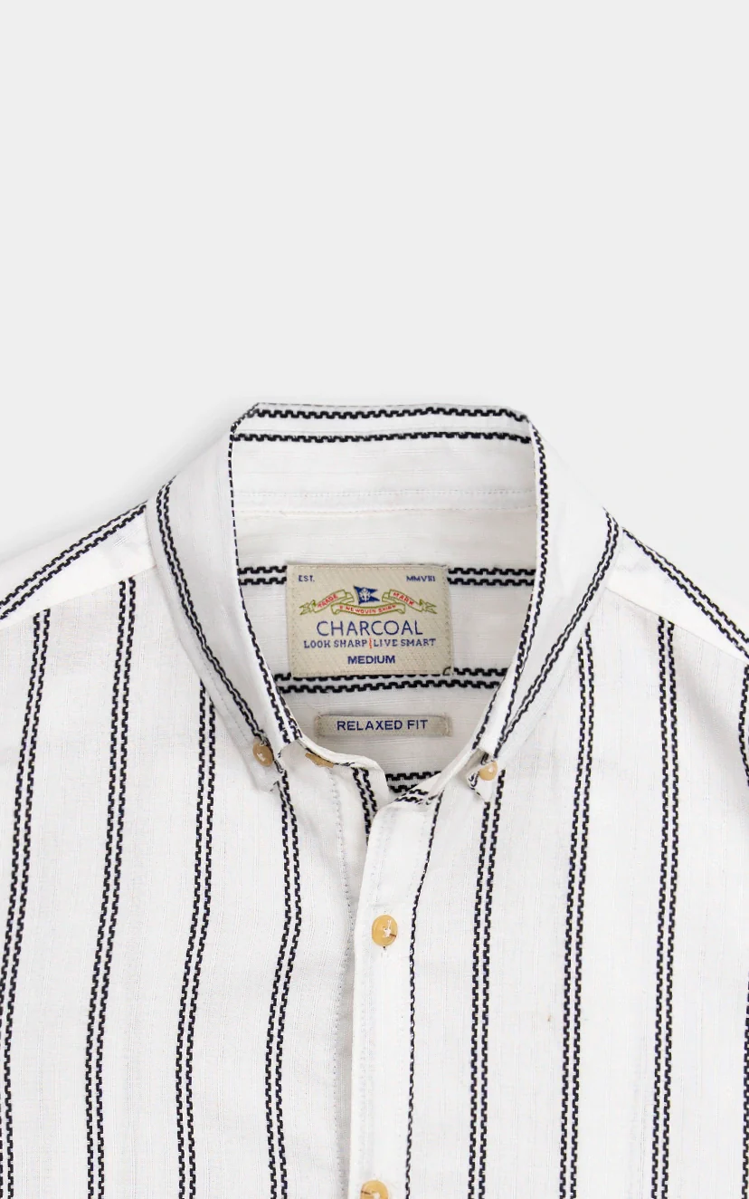CASUAL SHIRT OFF WHITE - Image 2