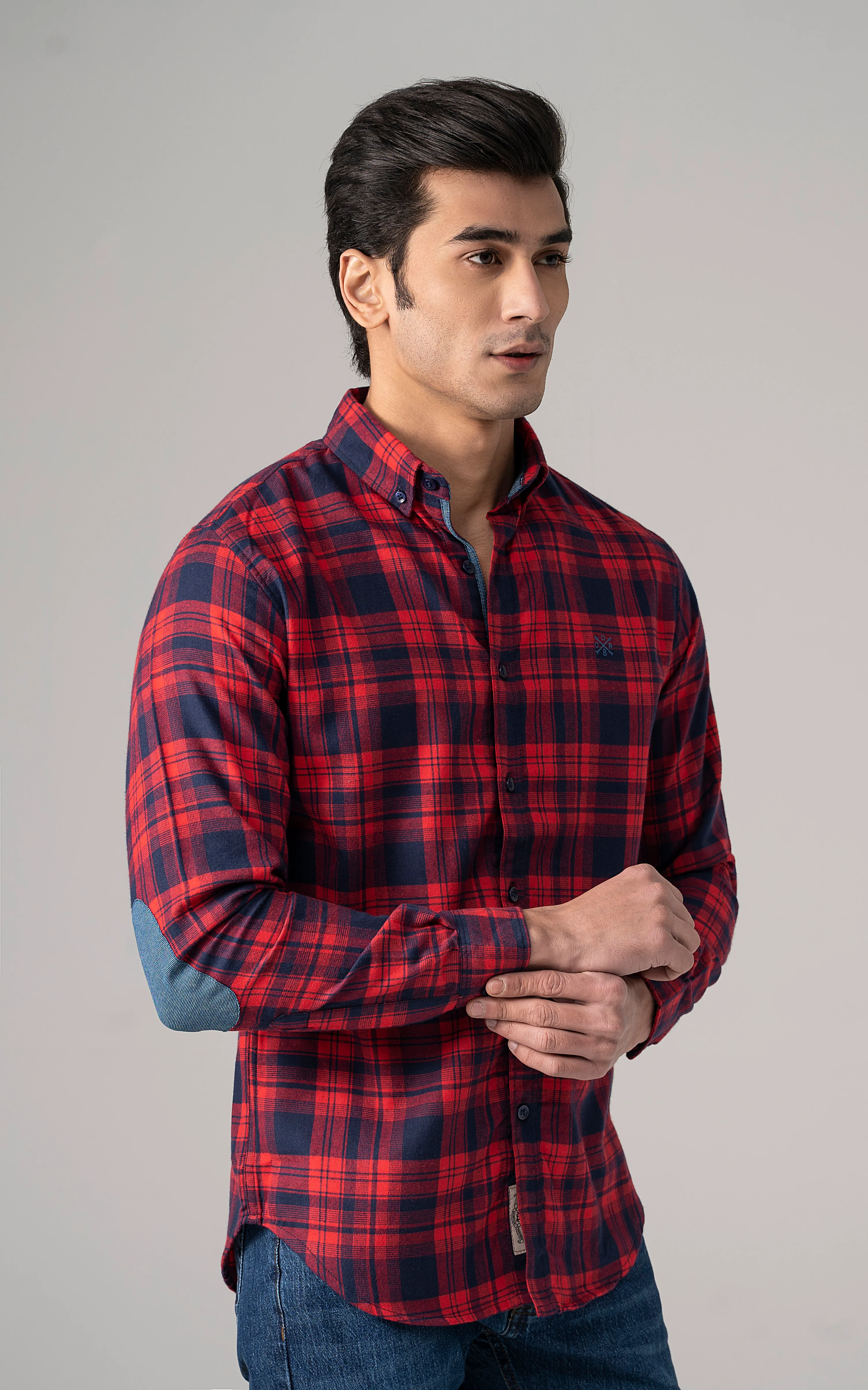 CASUAL SHIRT RED CHECK - Image 2