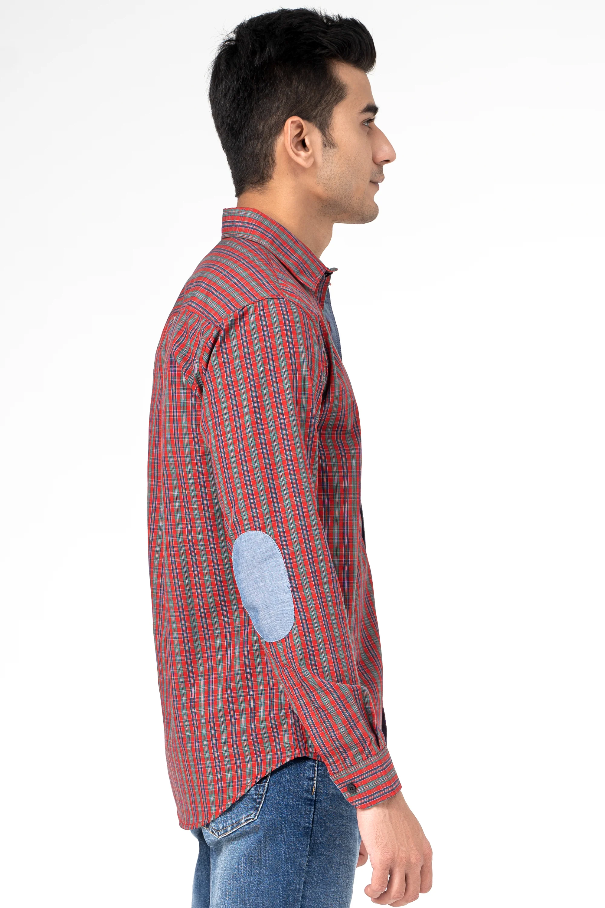CASUAL SHIRT RED CHECK - Image 3