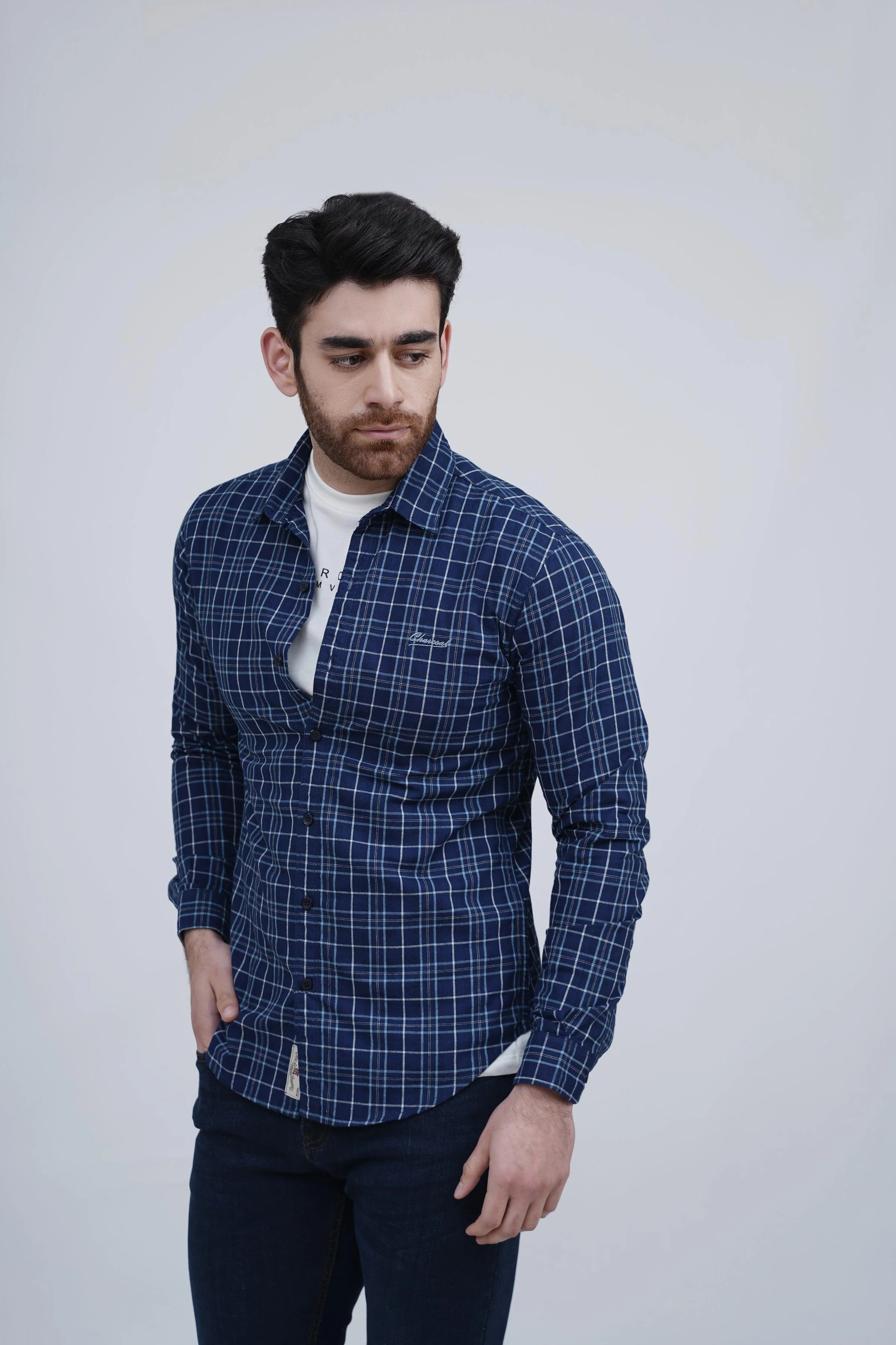 CASUAL SHIRT ROYAL BLUE