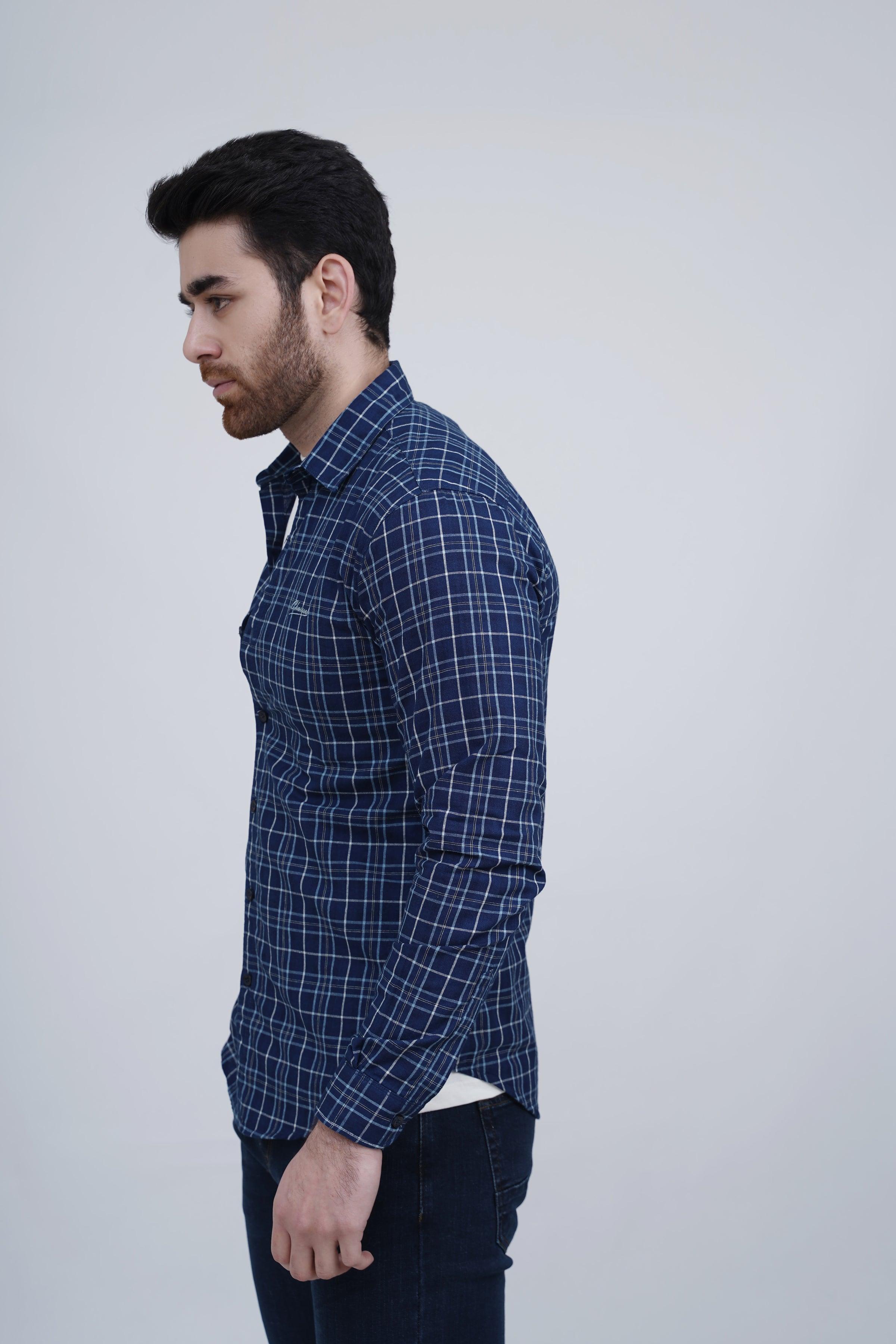 CASUAL SHIRT ROYAL BLUE - Image 2