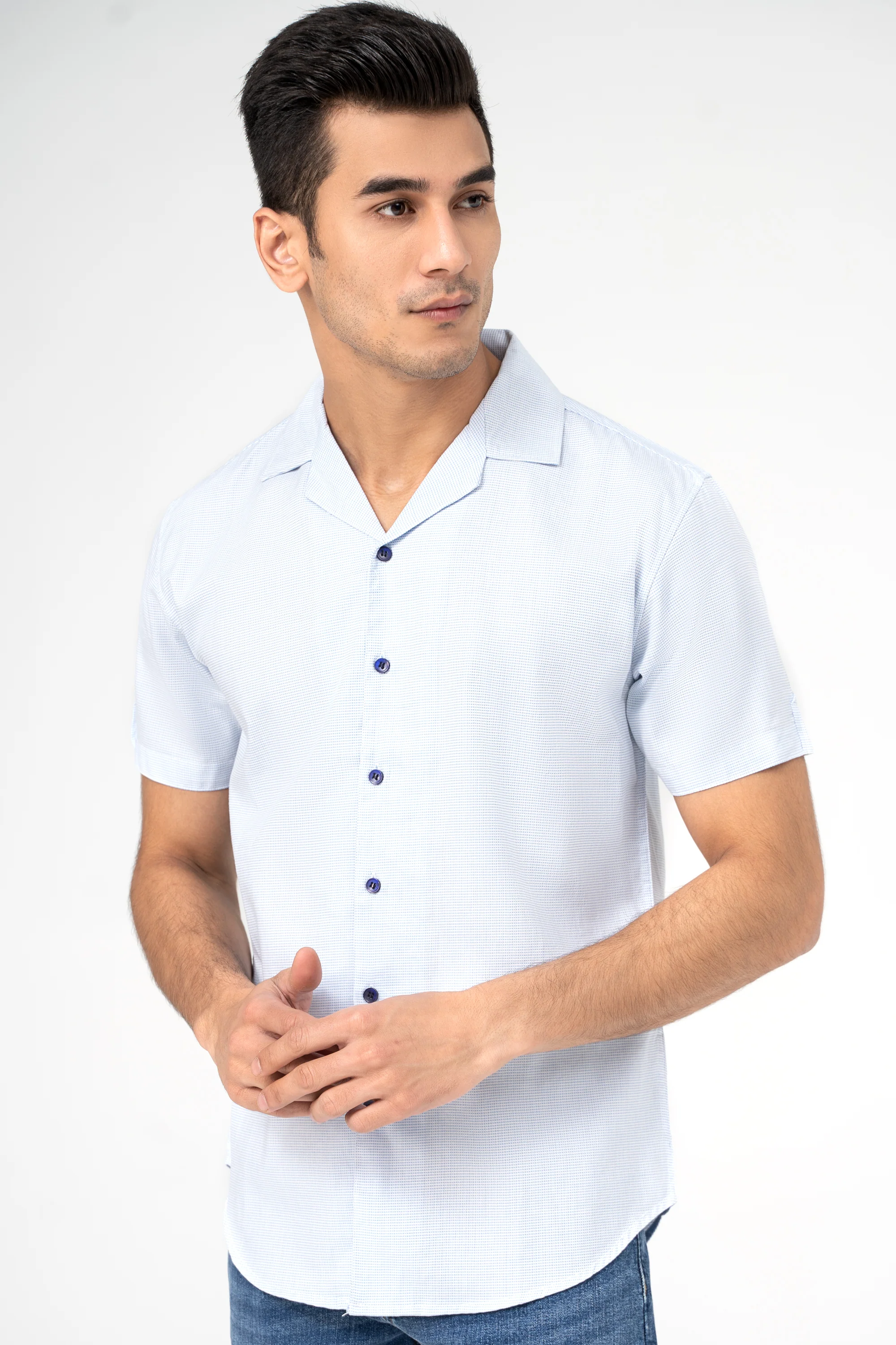 CASUAL SHIRT SKY BLUE - Image 2