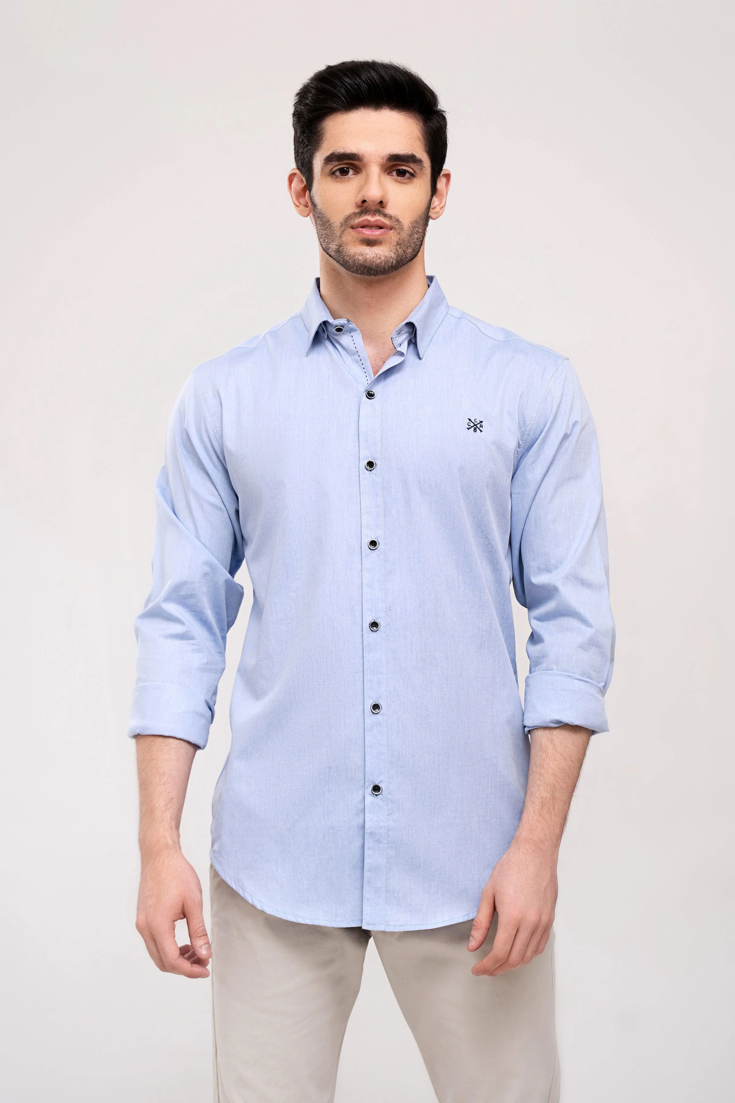 CASUAL SHIRT SKY BLUE