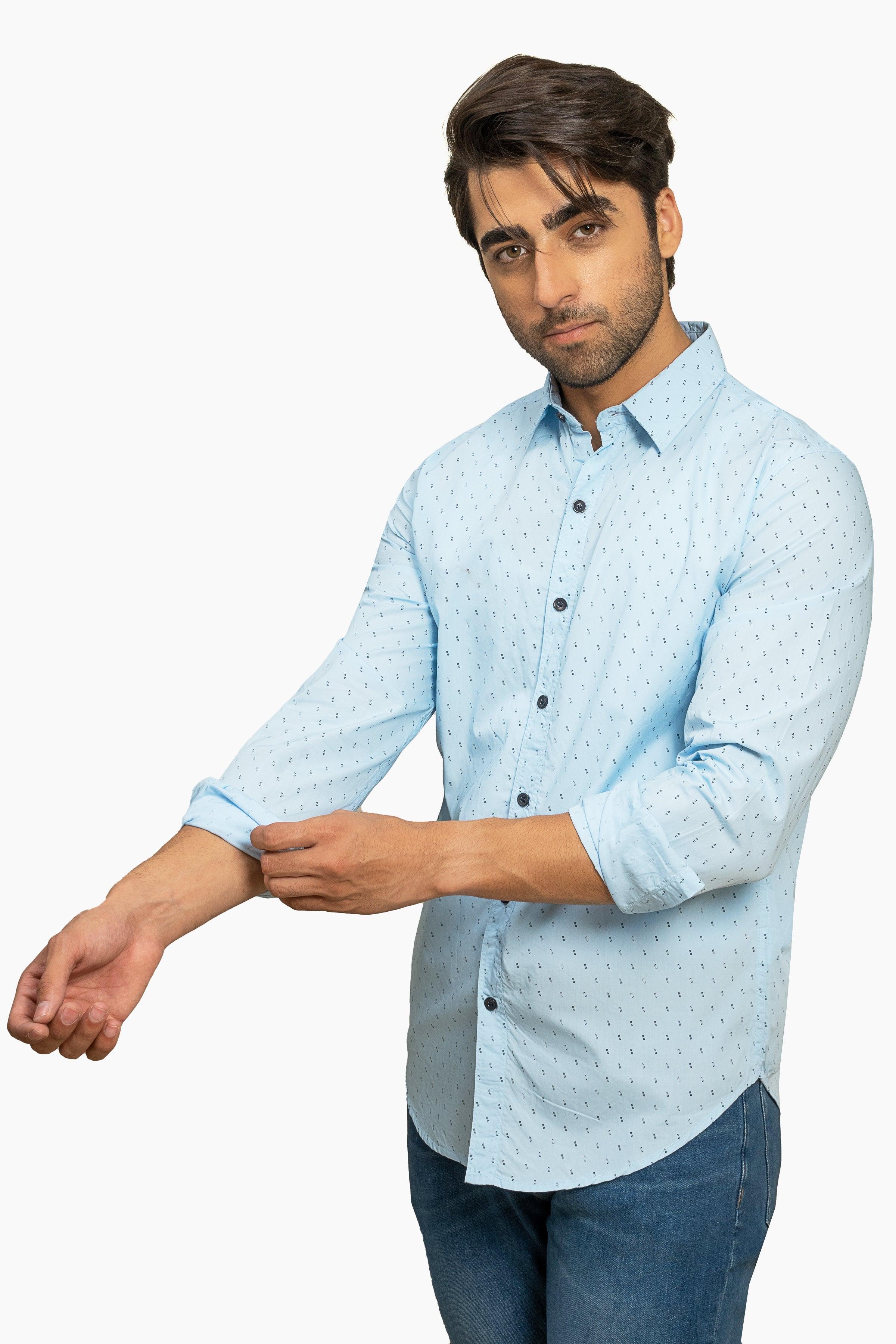 CASUAL SHIRT SKY BLUE - Image 2