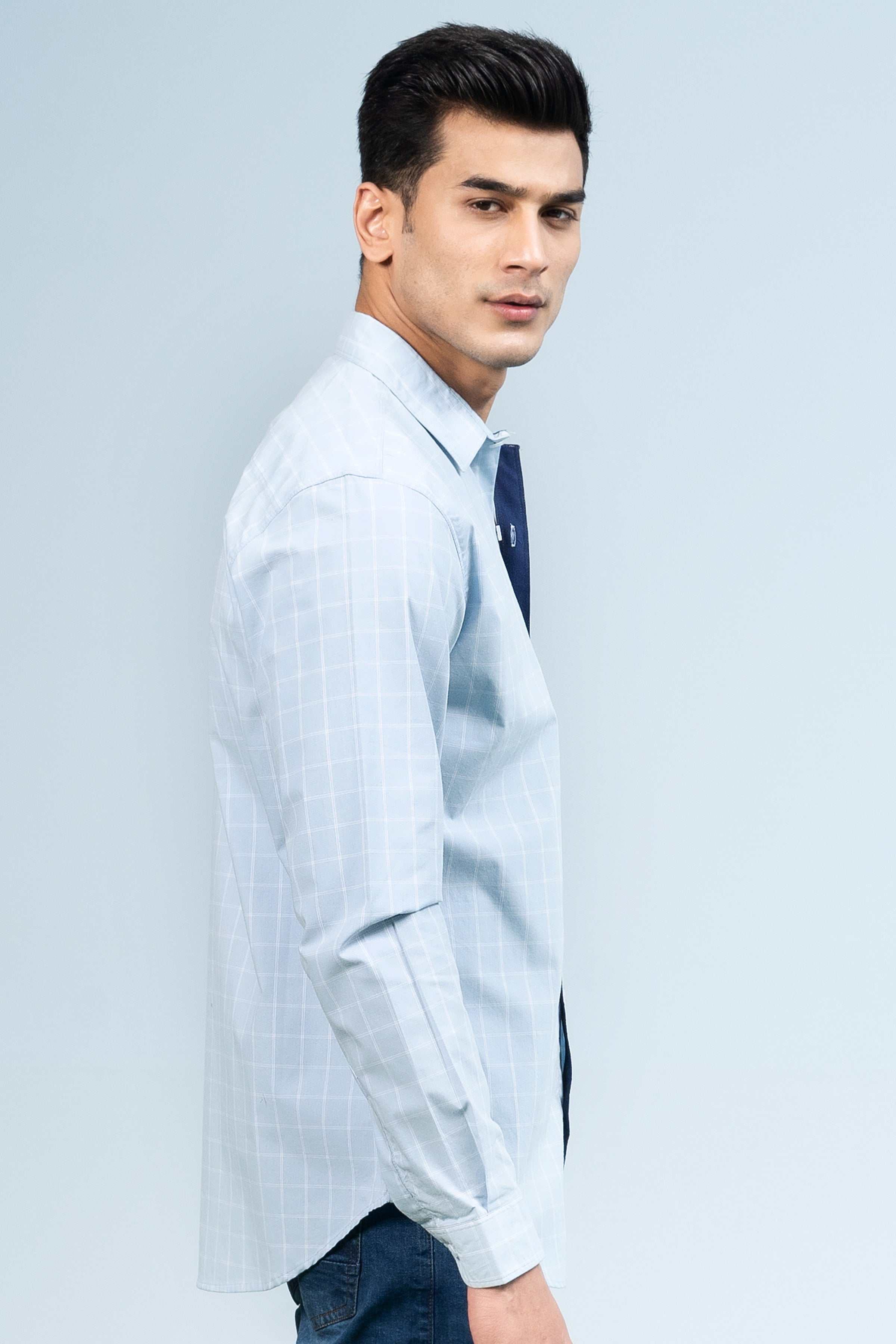 CASUAL SHIRT SKY CHECK - Image 2