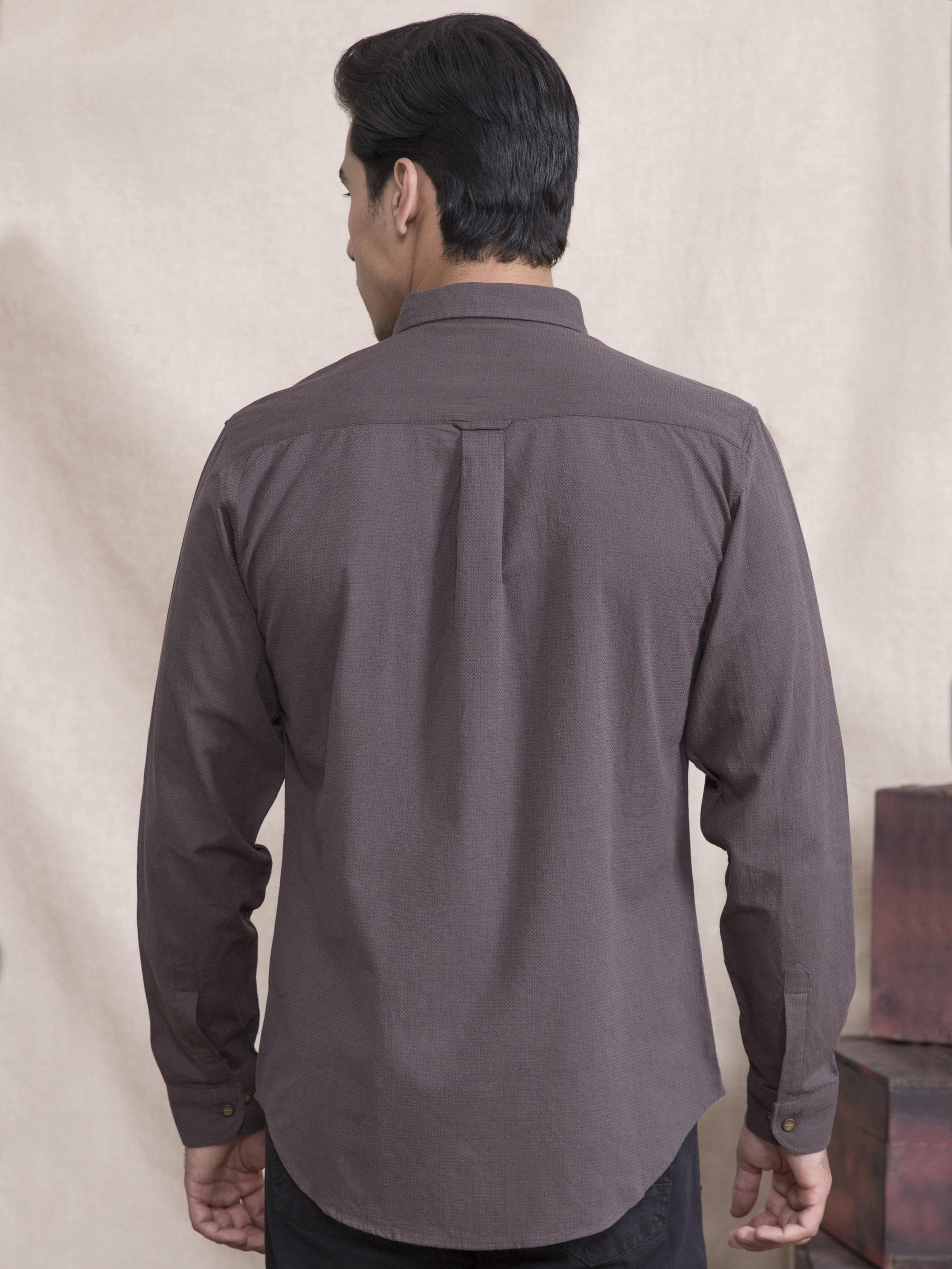 CASUAL SHIRT  SLIM FIT FULL SLEEVE MOSS - Image 3