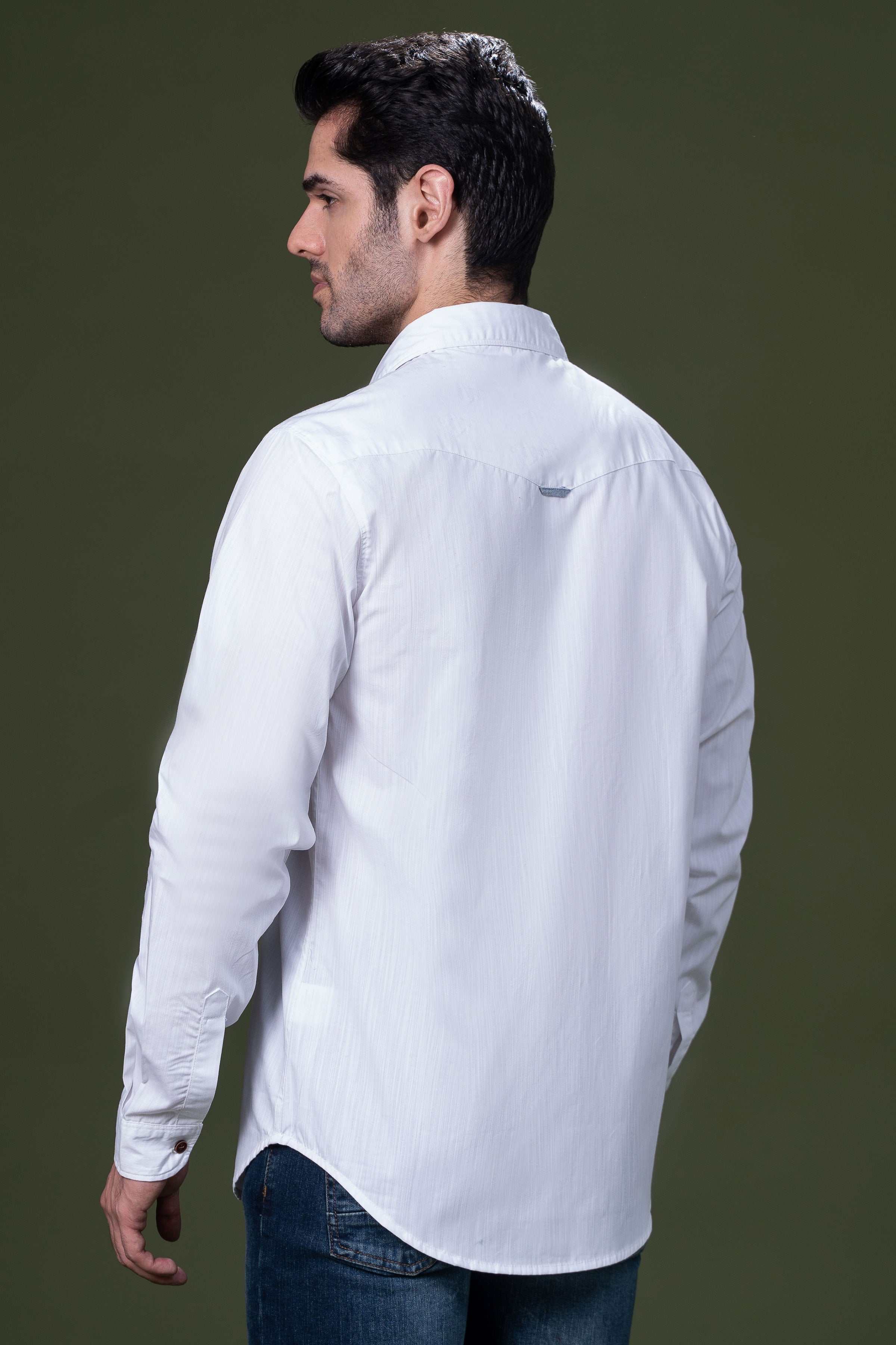 CASUAL SHIRT WHITE - Image 3