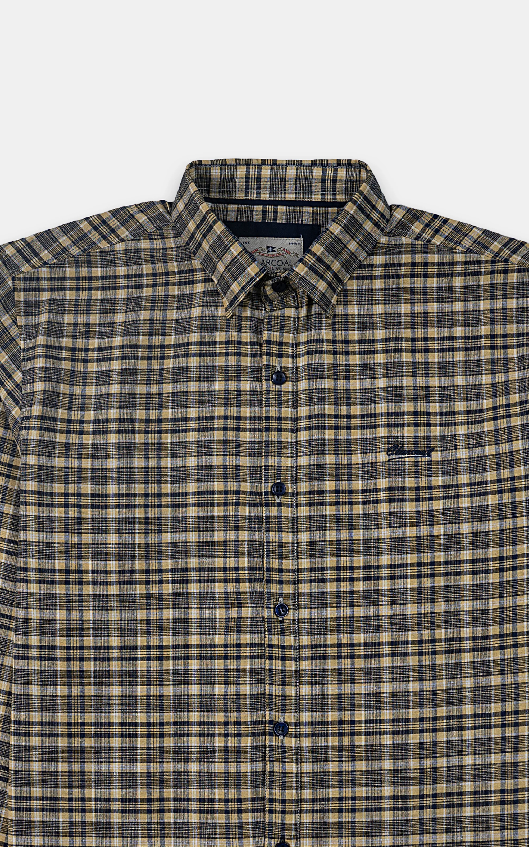 CASUAL SHIRT YELLOW CHECK - Image 2