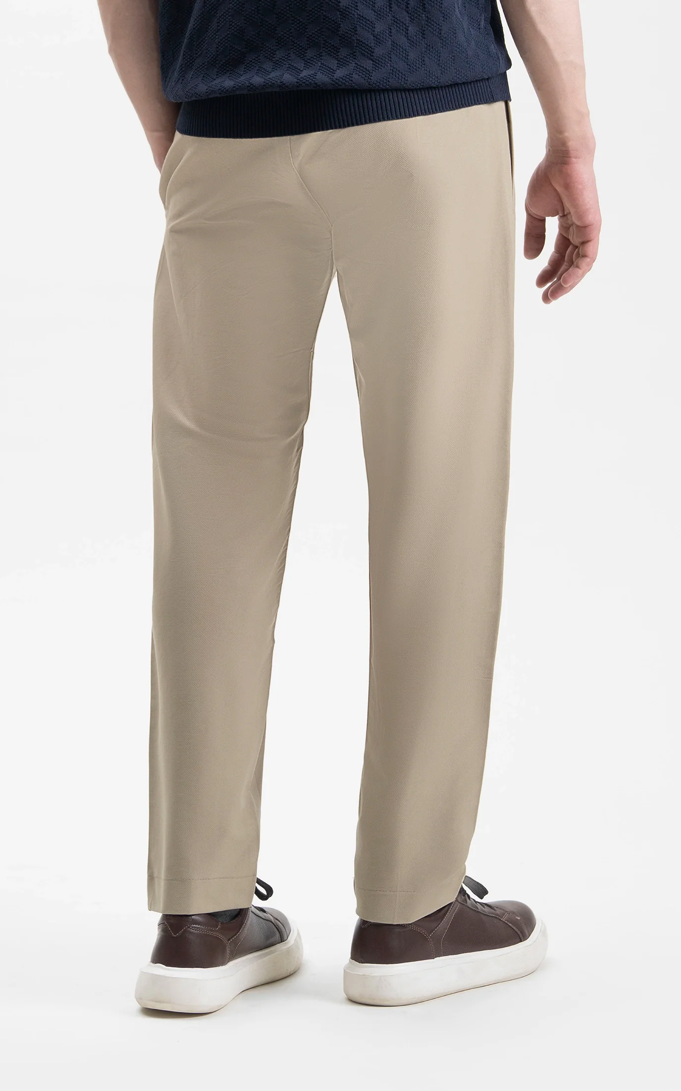 SMART FIT JOGGER TROUSER KHAKI - Image 5