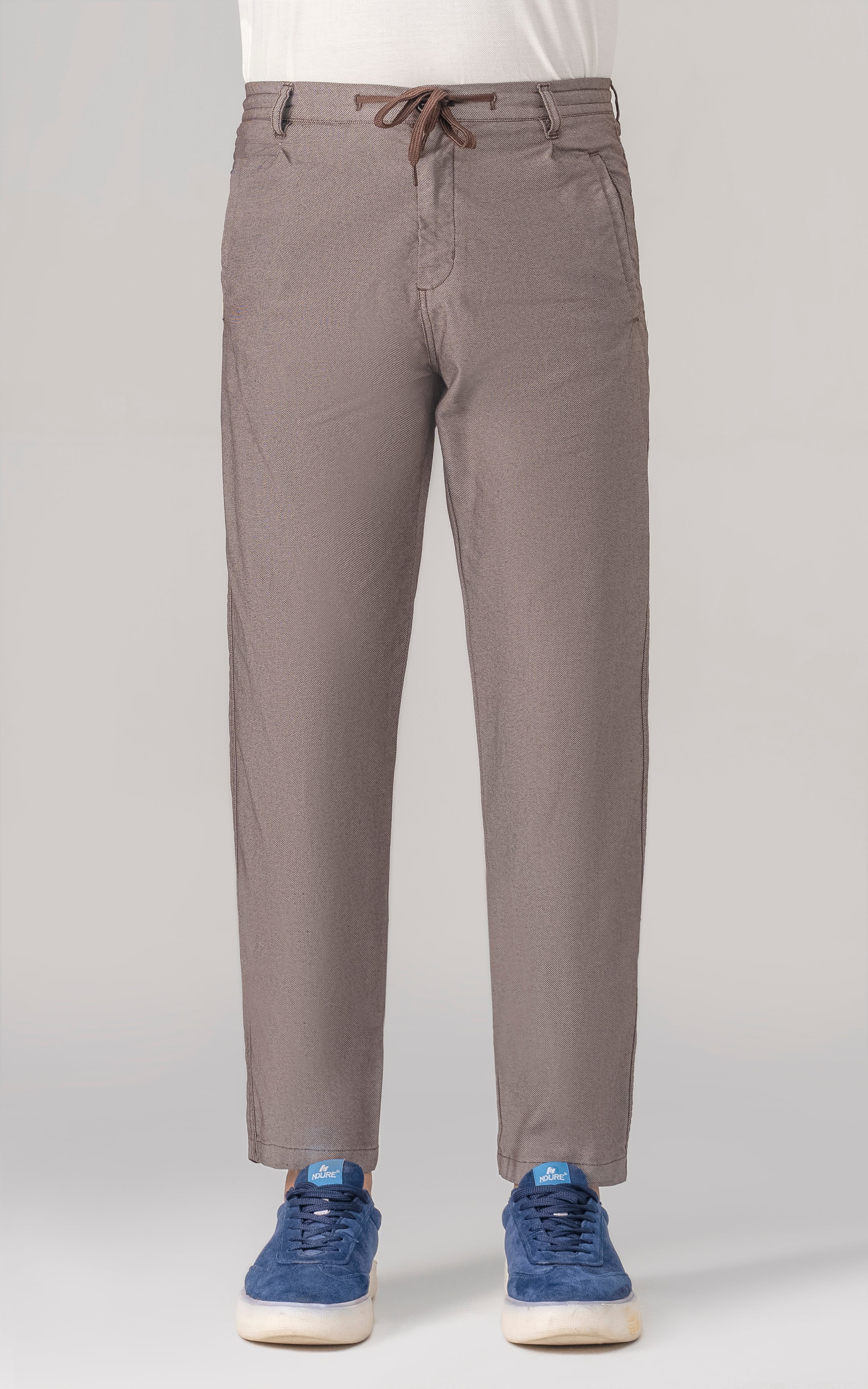 CASUAL TROUSER REGULAR FIT BROWN - Image 3