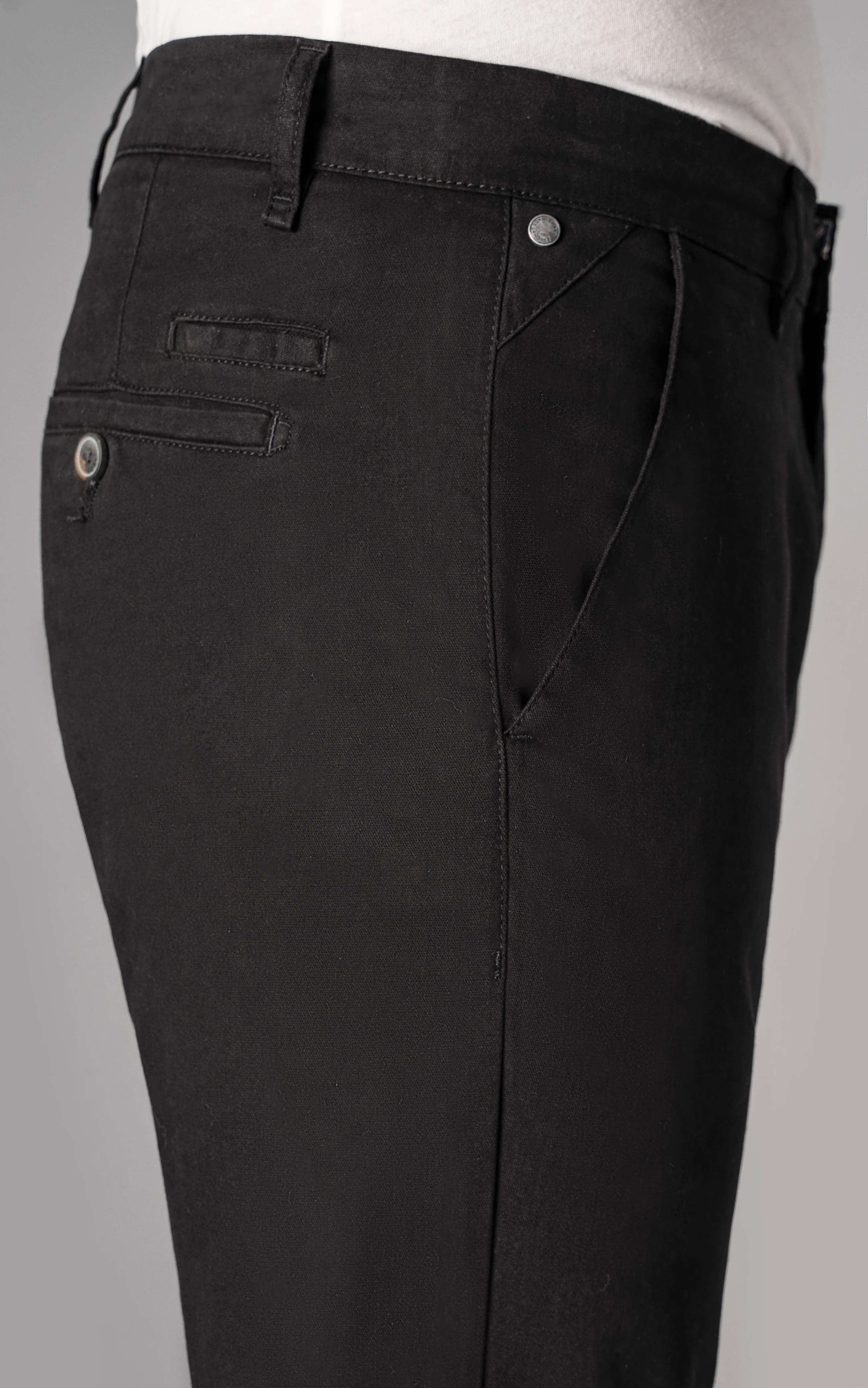 CASUAL PANT CROSS POCKET BLACK - Image 3