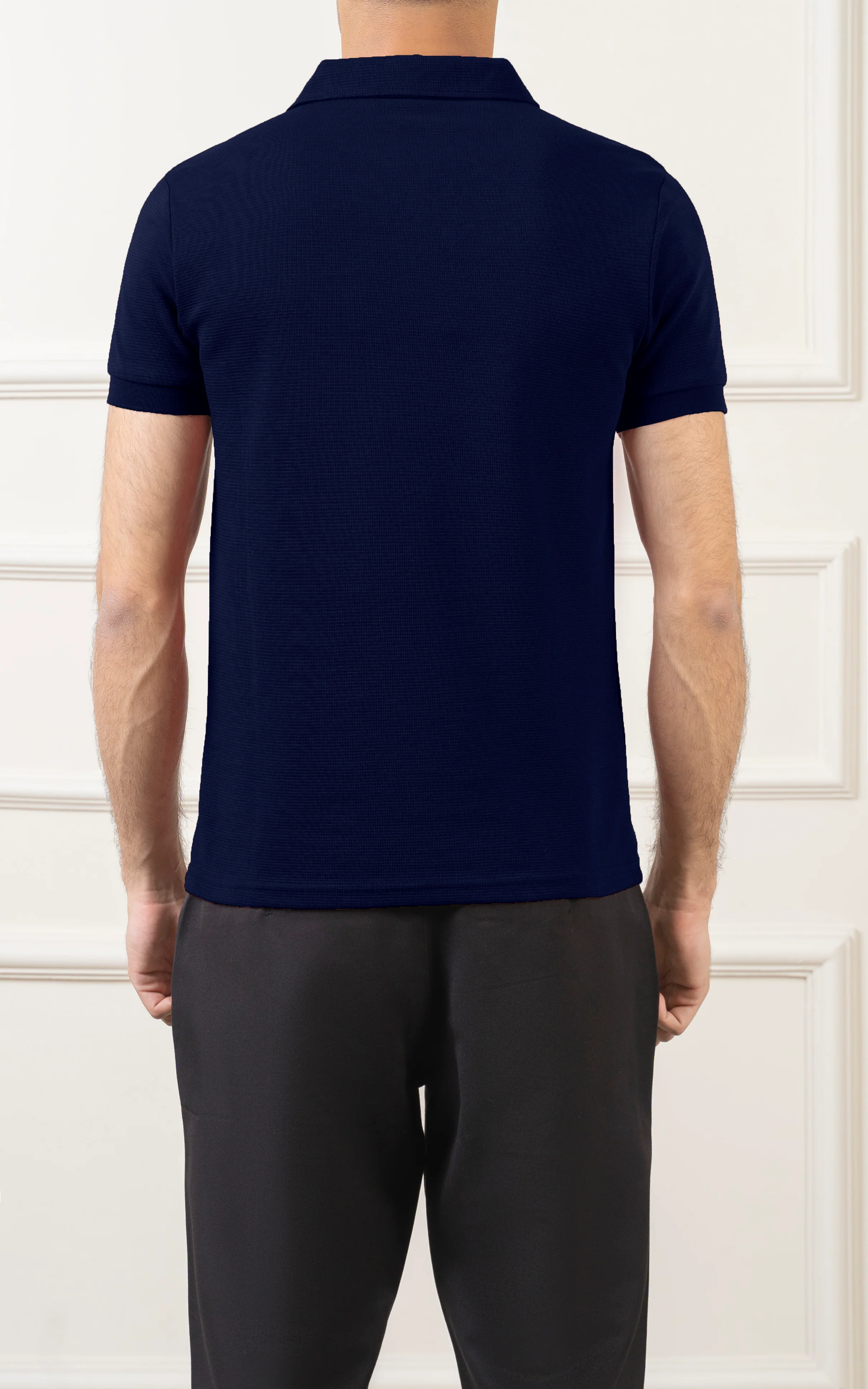 CLASSIC COLLAR  POLO NAVY - Image 4