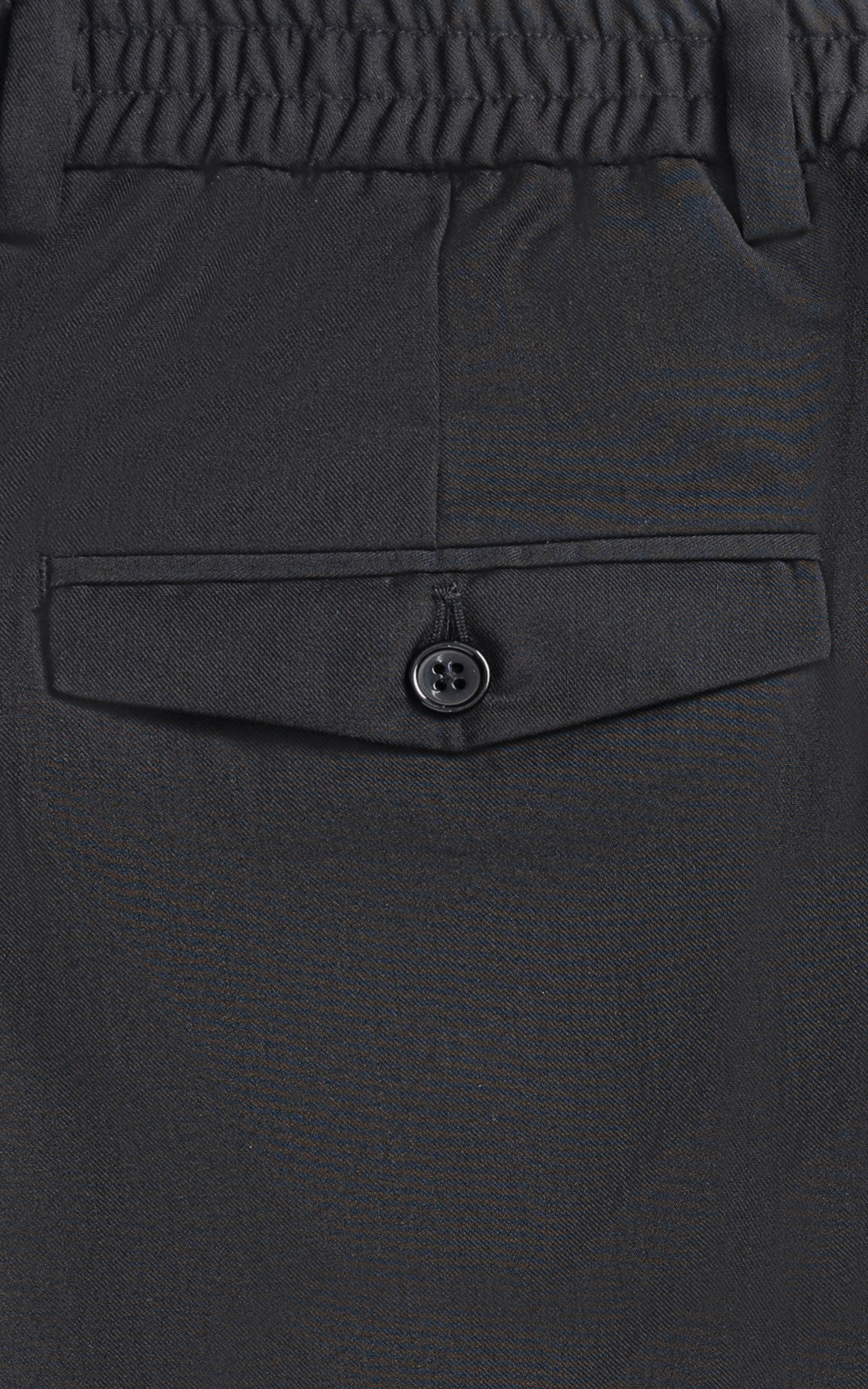 Elasticated pleated pant Black - Image 3
