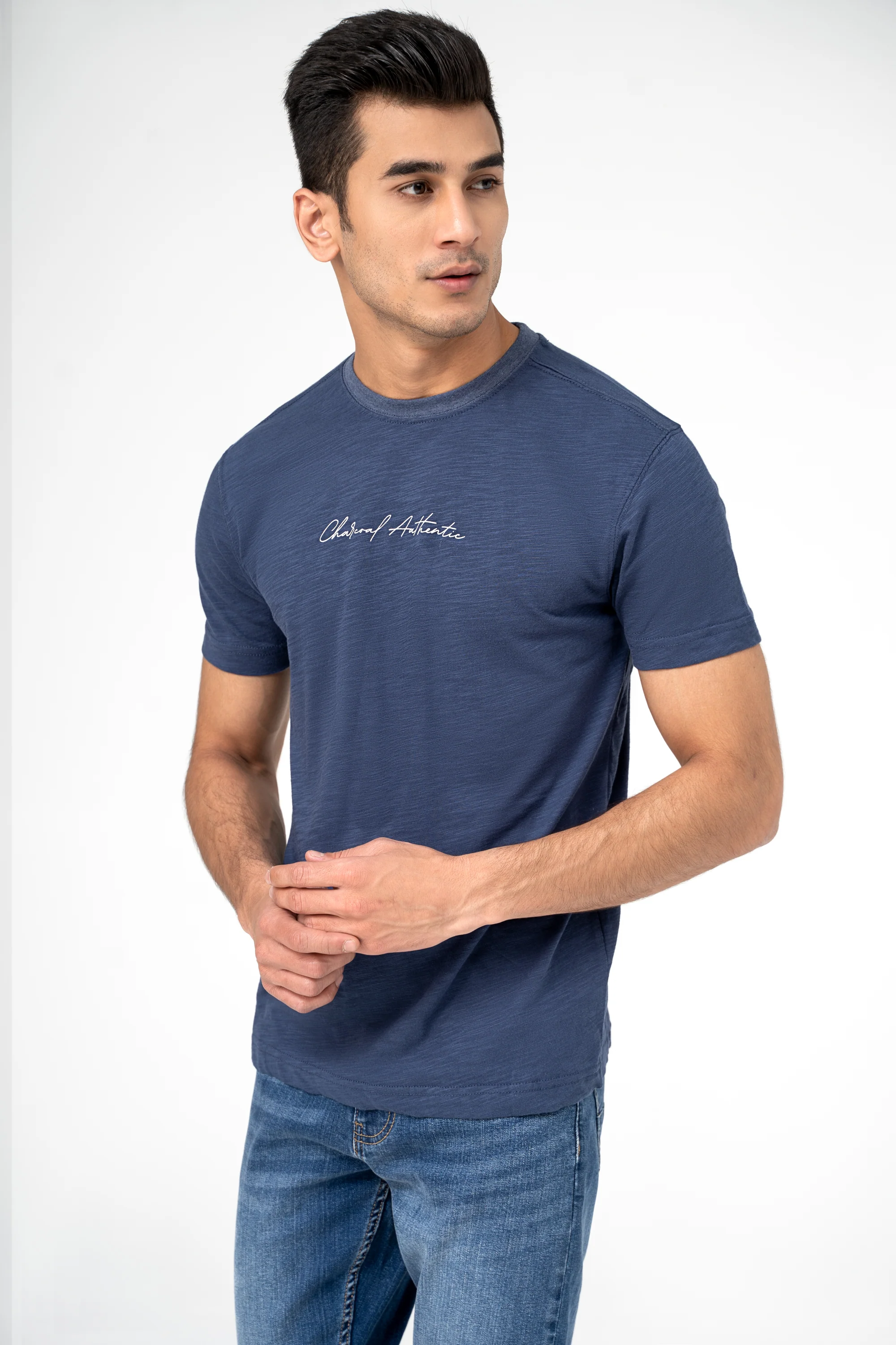 CLASSIC T-SHIRT BLUE - Image 2