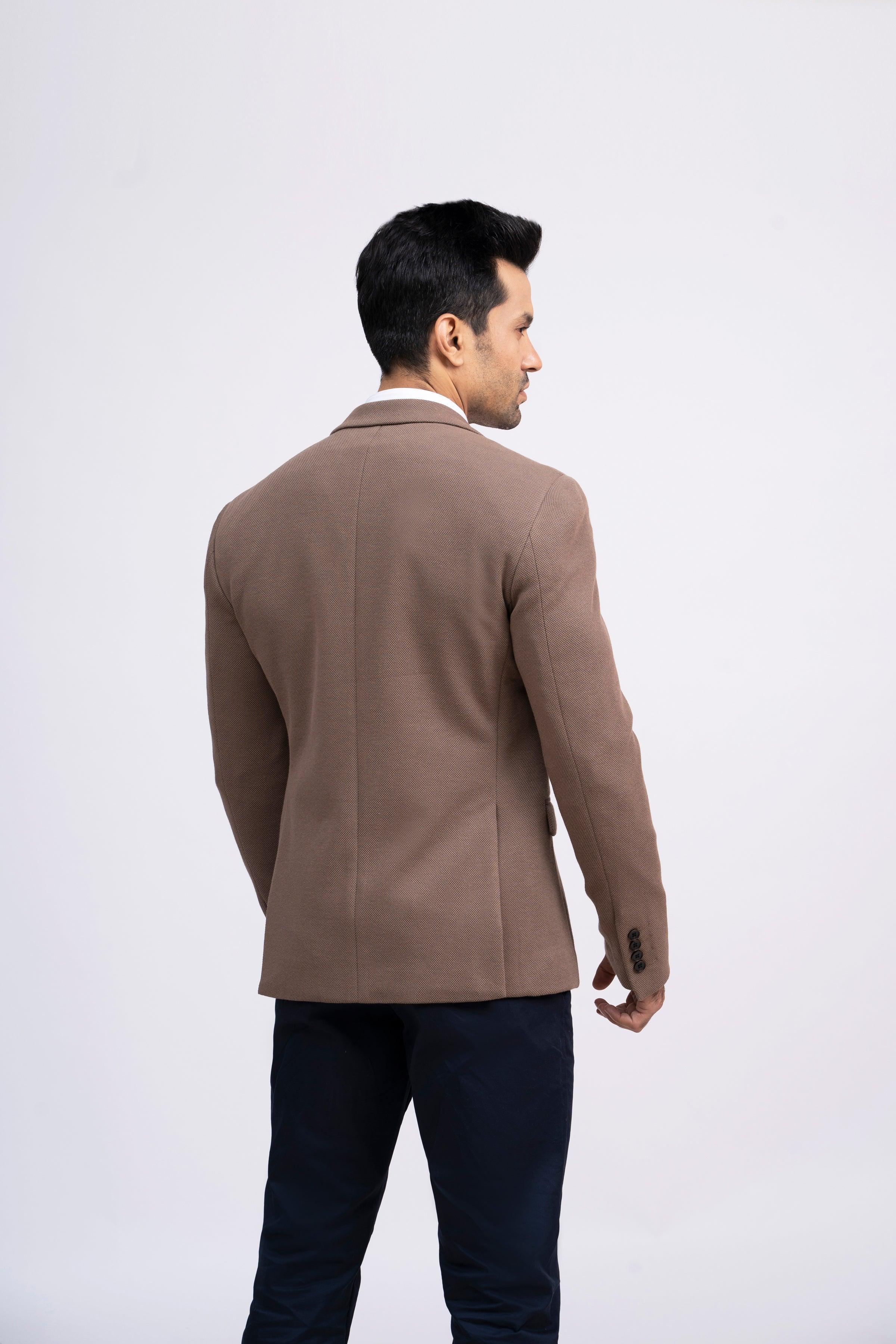 COAT SLIM FIT KHAKI - Image 3