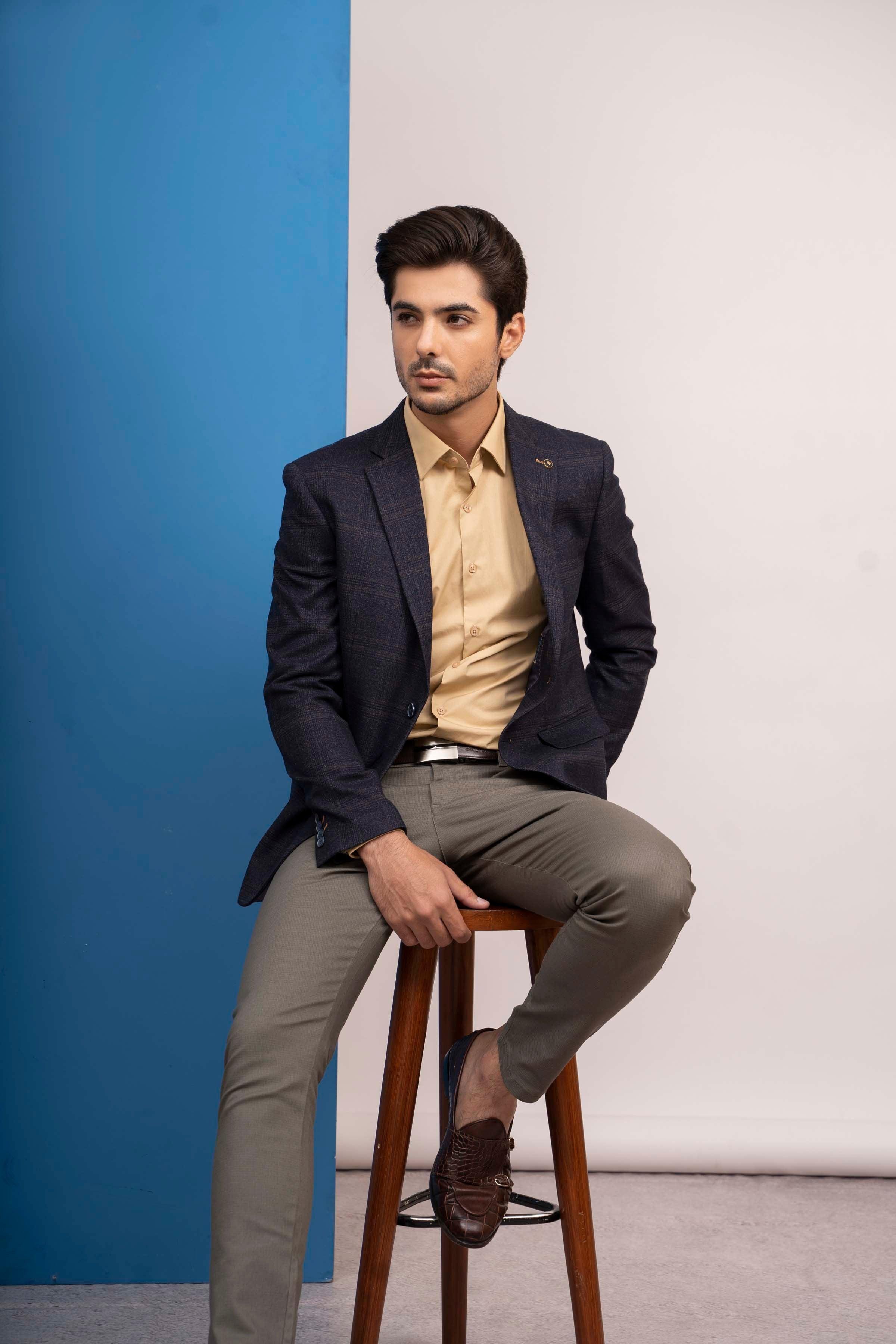 COAT SLIM FIT NAVY - Image 4