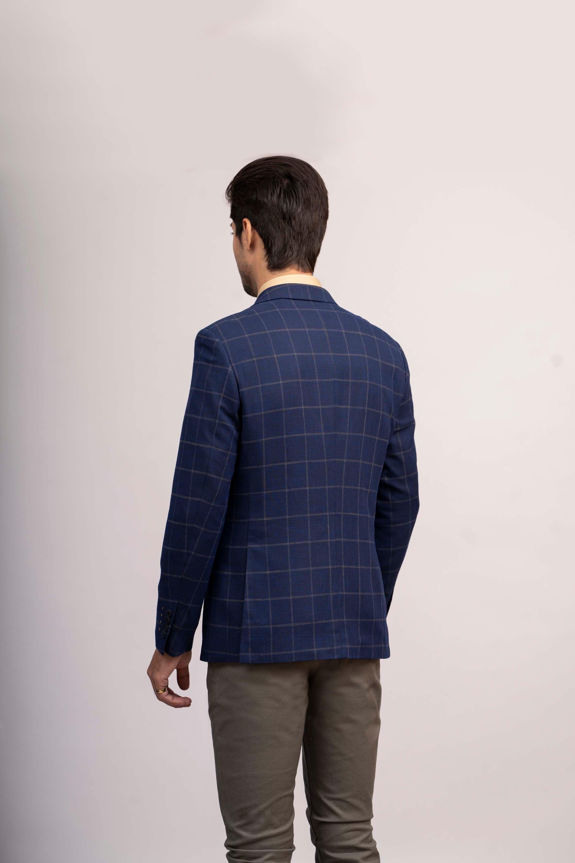 CASUAL COAT SLIM FIT NAVY BLUE - Image 3