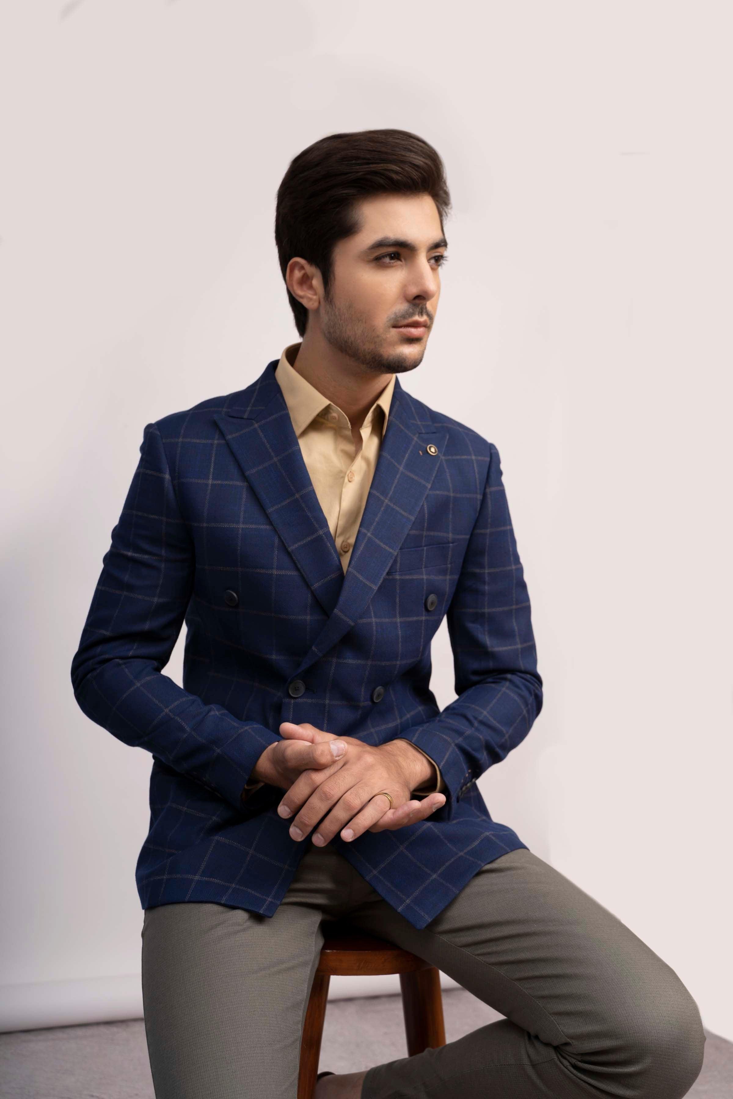 CASUAL COAT SLIM FIT NAVY BLUE - Image 5