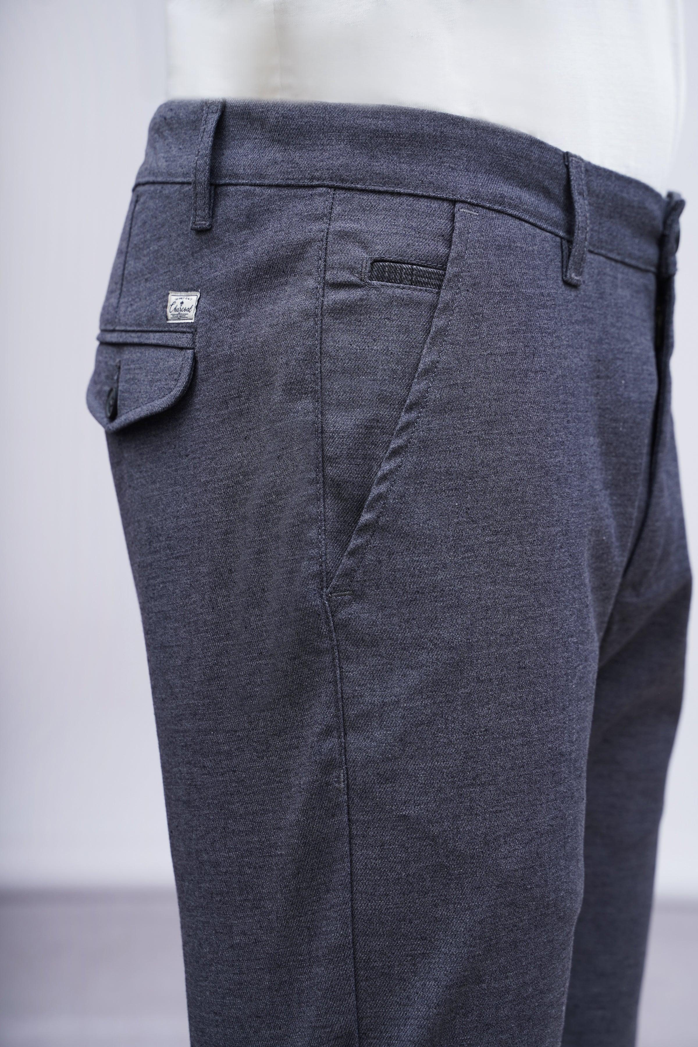 CASUAL PANT CROSS POCKET  DARK BLUE - Image 4