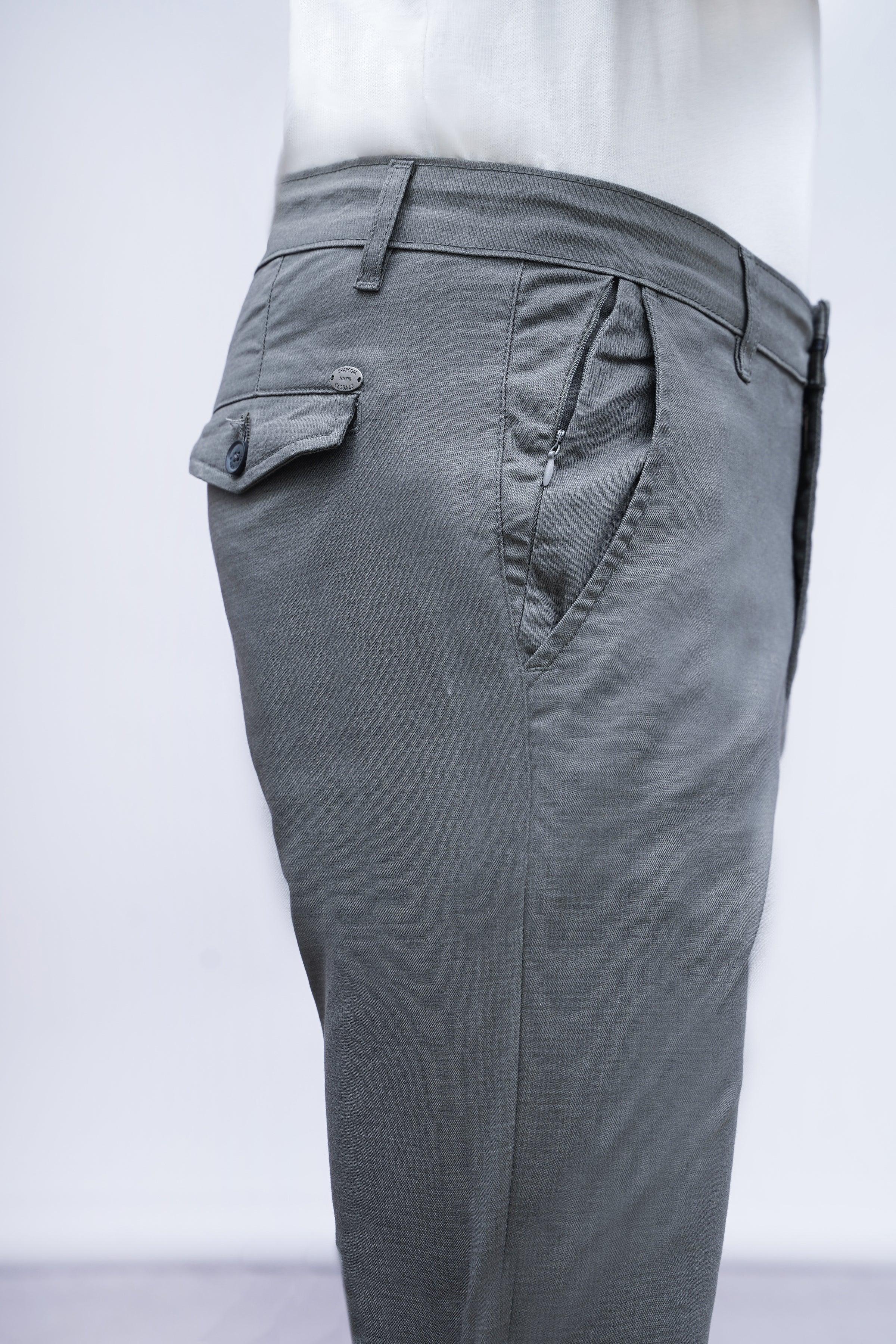 CASUAL PANT 5 POCKET LIGHT OLIVE - Image 4