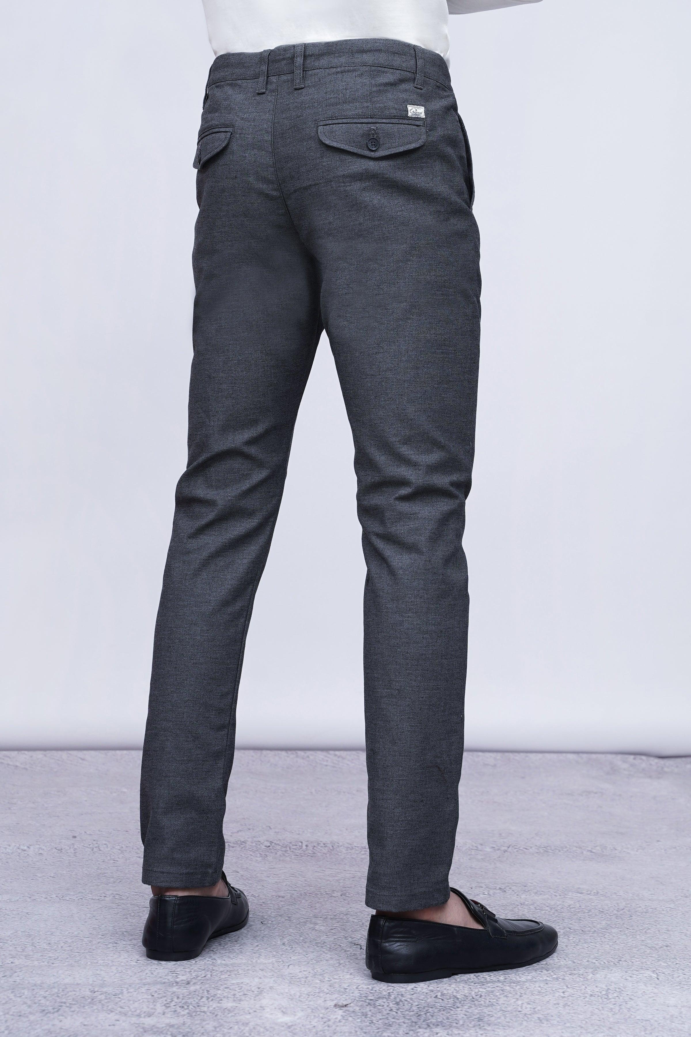 CASUAL PANT CROSS POCKET CHARCOAL - Image 3