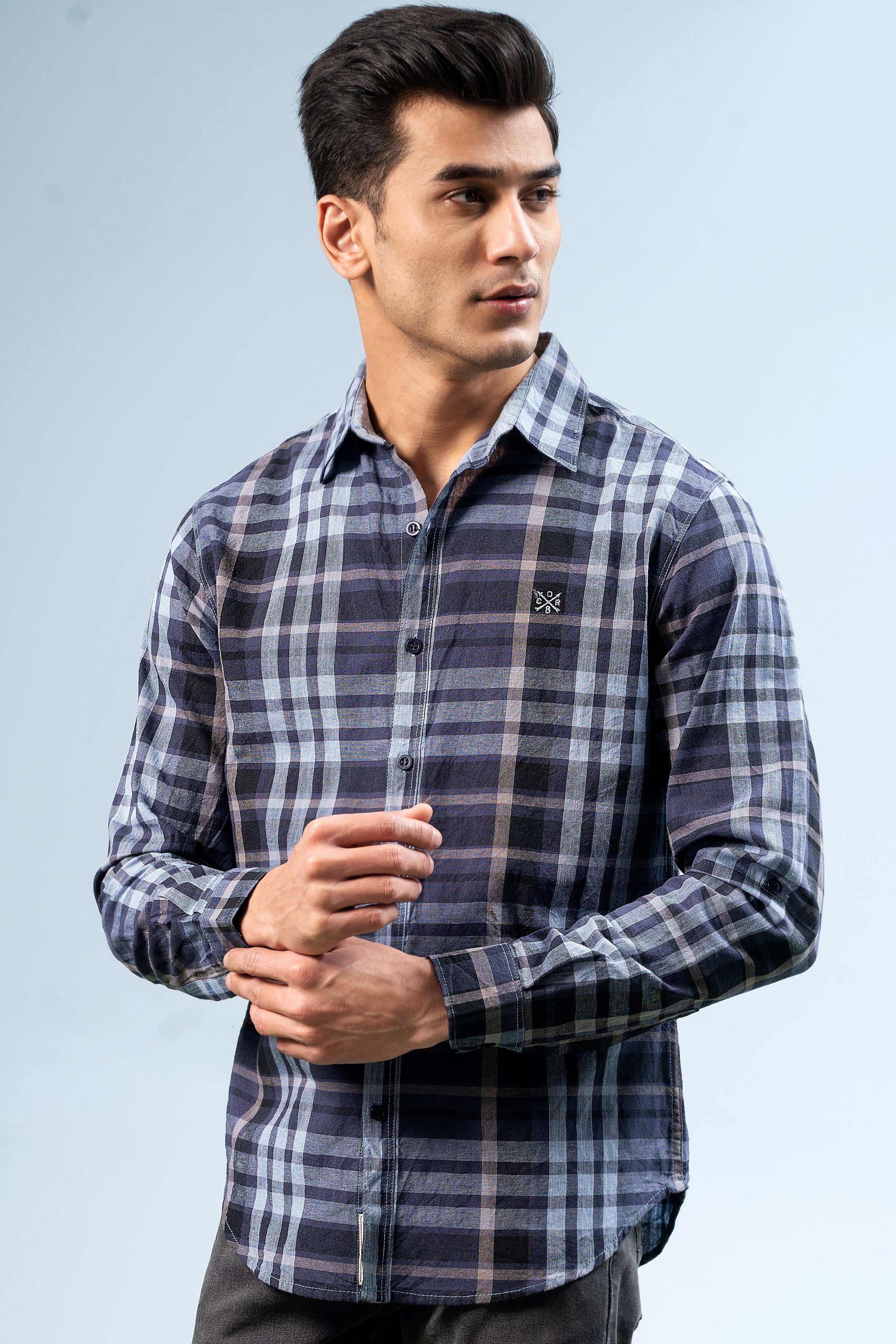 CASUAL SHIRT BLUE - Image 2