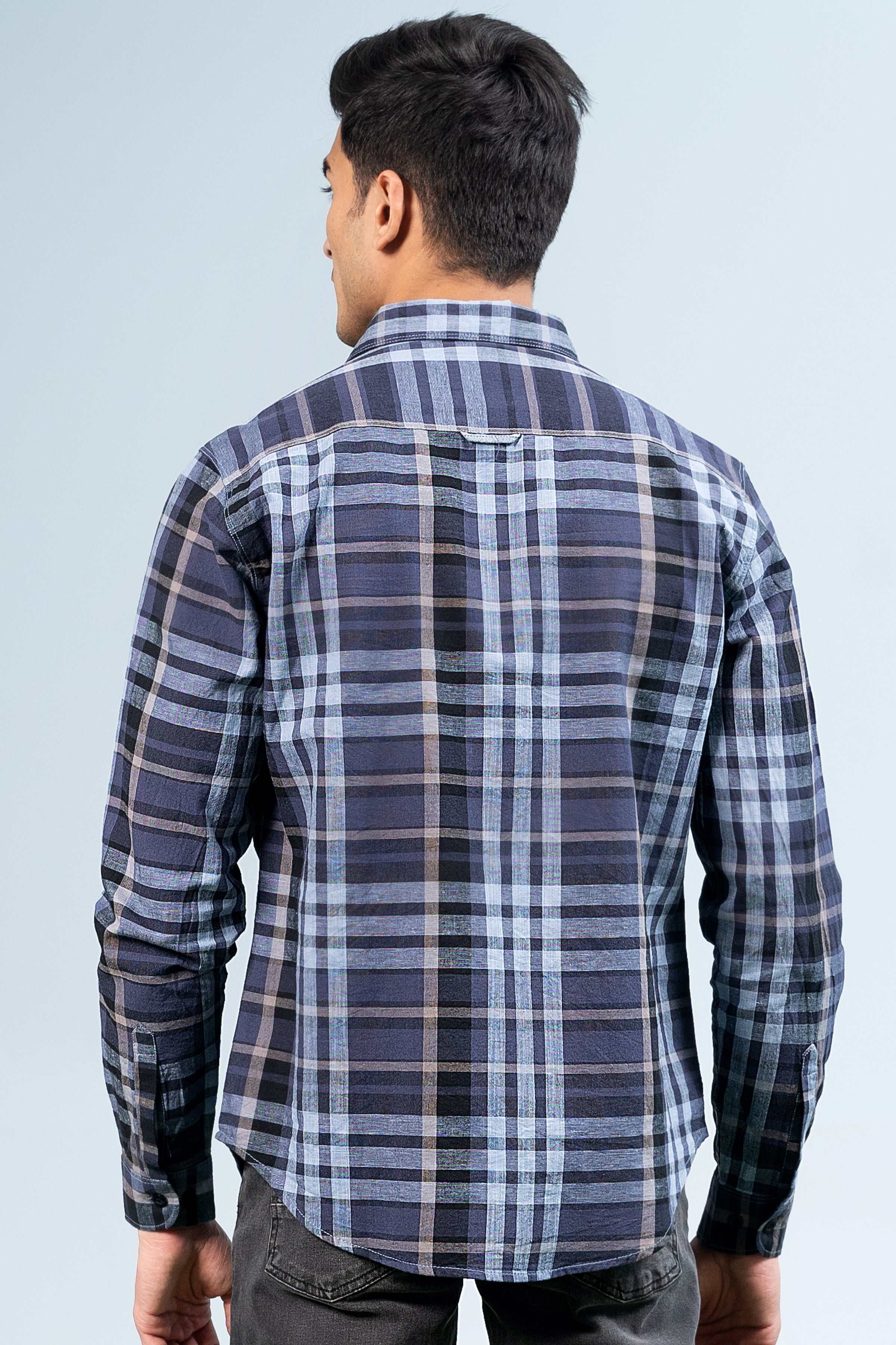 CASUAL SHIRT BLUE - Image 4